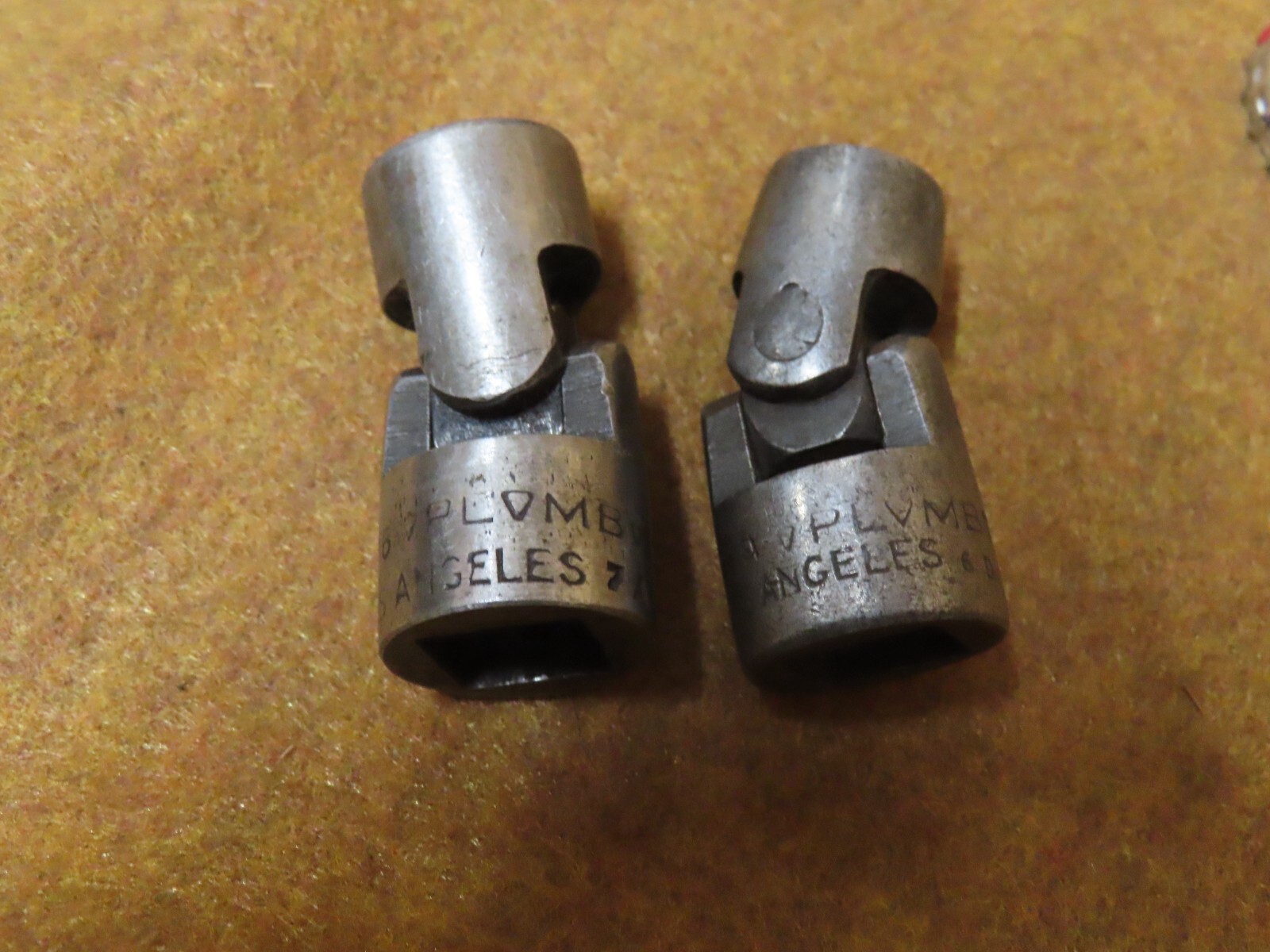 Plomb 5475,5476,1/2″Dr Universal Sockets,L.A.~V-PLVMB-V logo,~GD+🤠PL4.29.25R