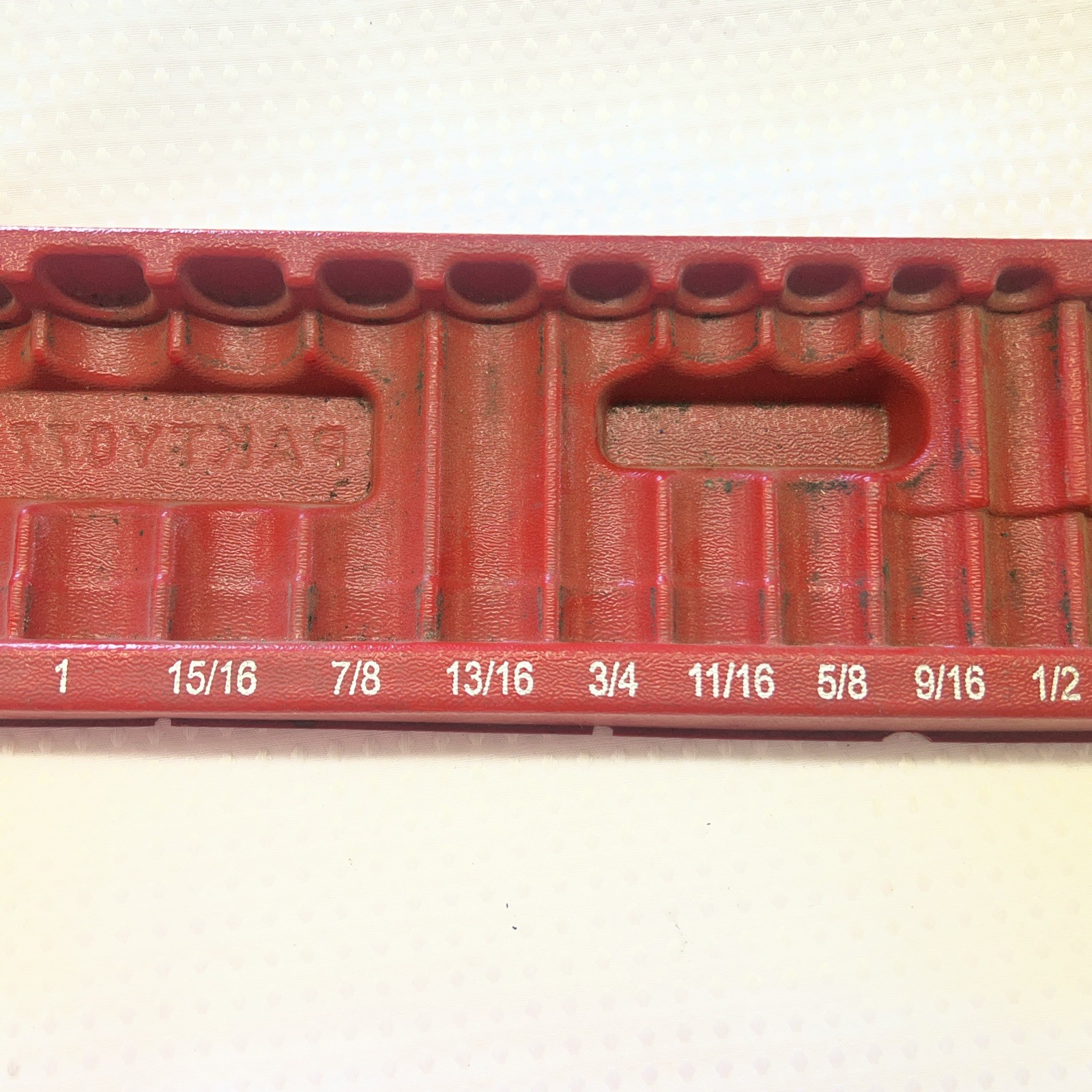 EMPTY TRAY PAKTY077 Snap On 313SYA 1/2″ Dr. 3/8”to1-1/8” SAE Deep 13Pc. NO TOOLS