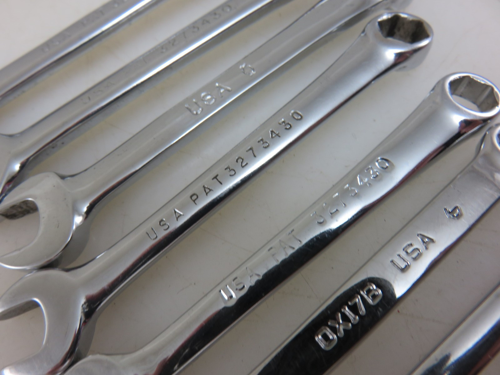 Snap-On OXI709SBK Ignition Combination Wrench 8pc Set + Pouch 5/32″-3/8″ NO 1/8″