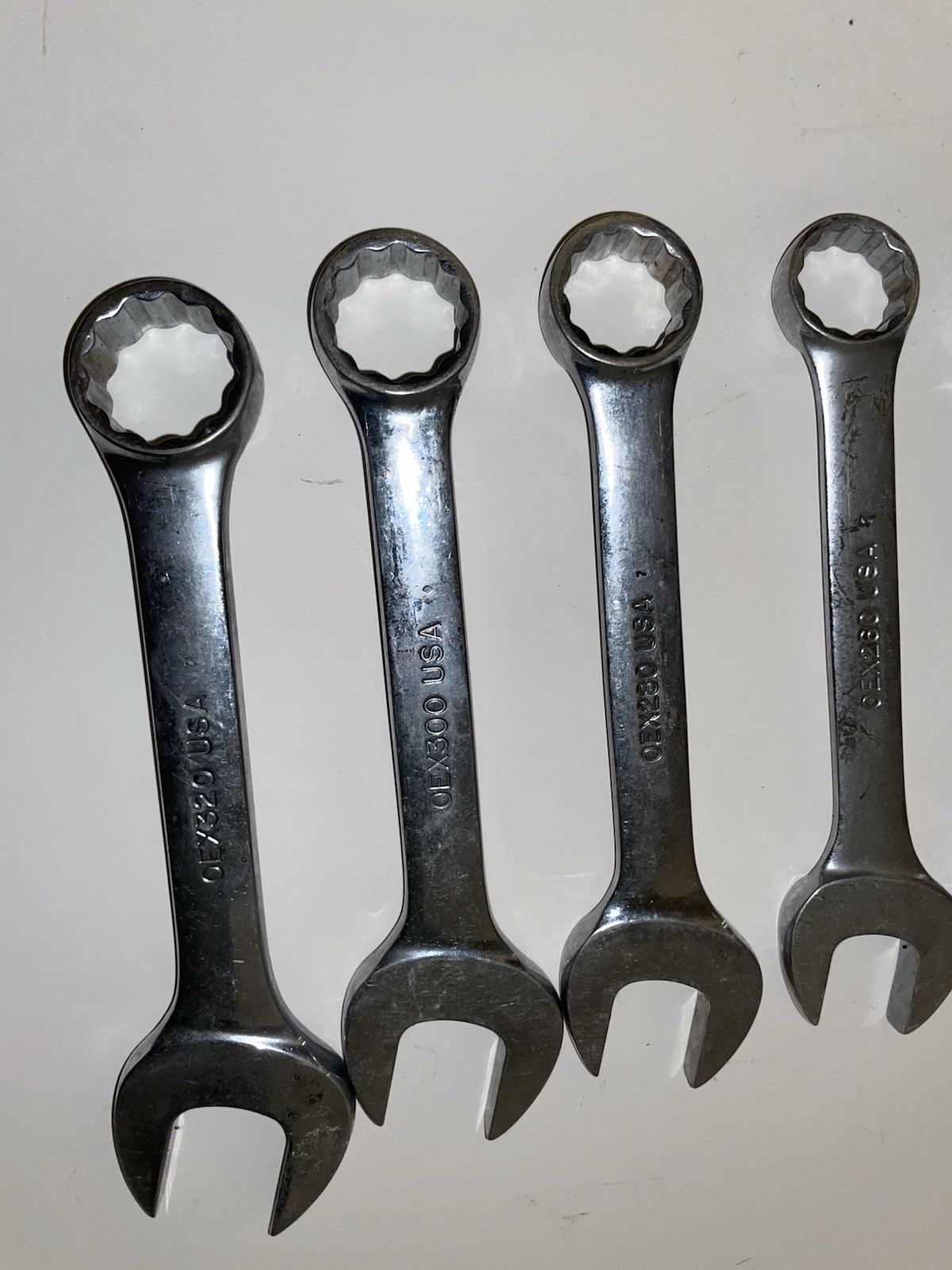 Snap On Wrench Set 12 Pt Flank Drive Combo Short OEX 100 – 320 SAE 5/16 to 1