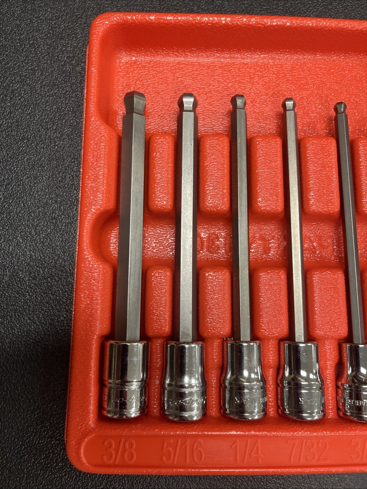 Snap-on™ 3/8″ drive SAE 206EFABL Ball End Hex Socket Driver LONG Shank