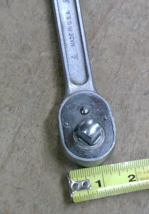 BILLINGS TOOLS, 1/2″ DRIVE RATCHET, #S- 1410 Vintage USA Great Condition