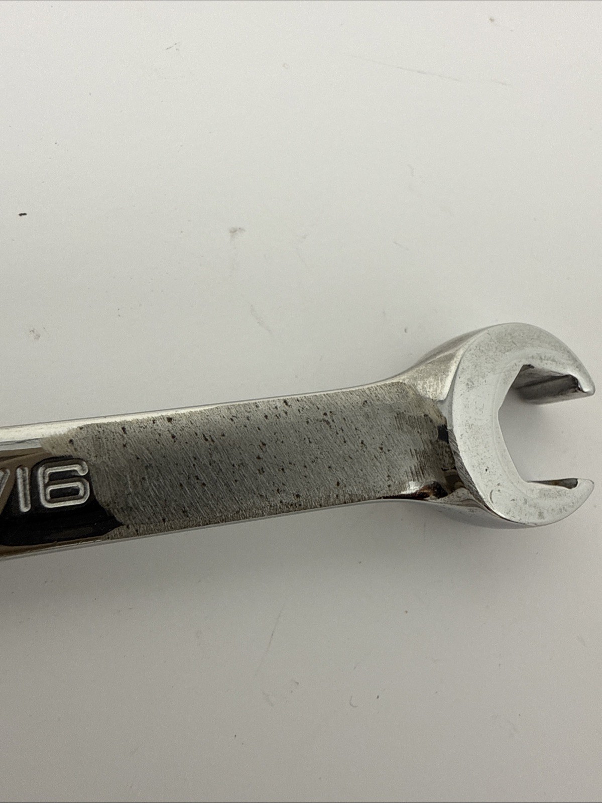 Snap-on tools 3/8 x 7/16″ SAE flare nut open end 6-point wrench RXFS1214B