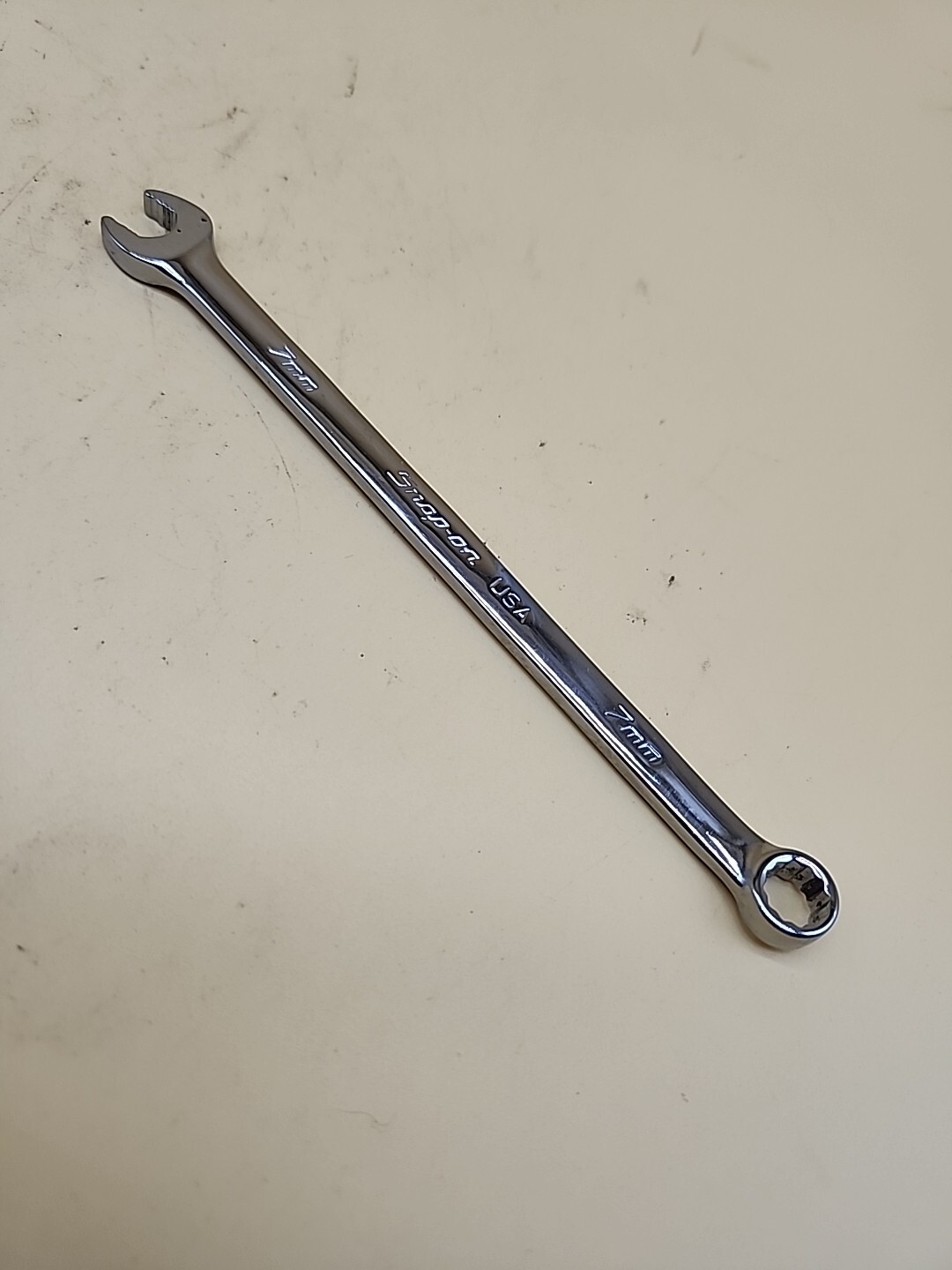 Snap-On Tools SOEXM7 metric flank drive plus combination 12pt wrench 7mm USA