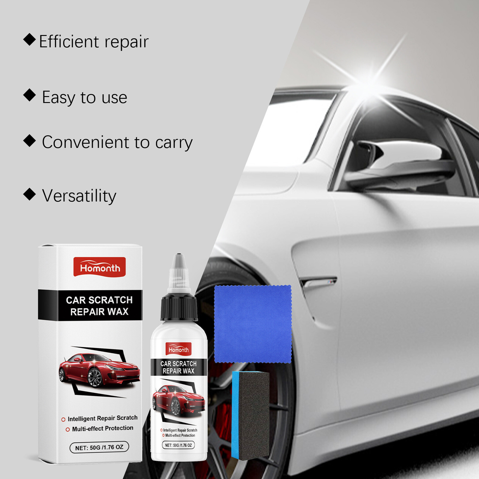 3set/6PCS Ultimate Paint Restorer,Car Scratch Repair Wax,Car Buff Out Scratch