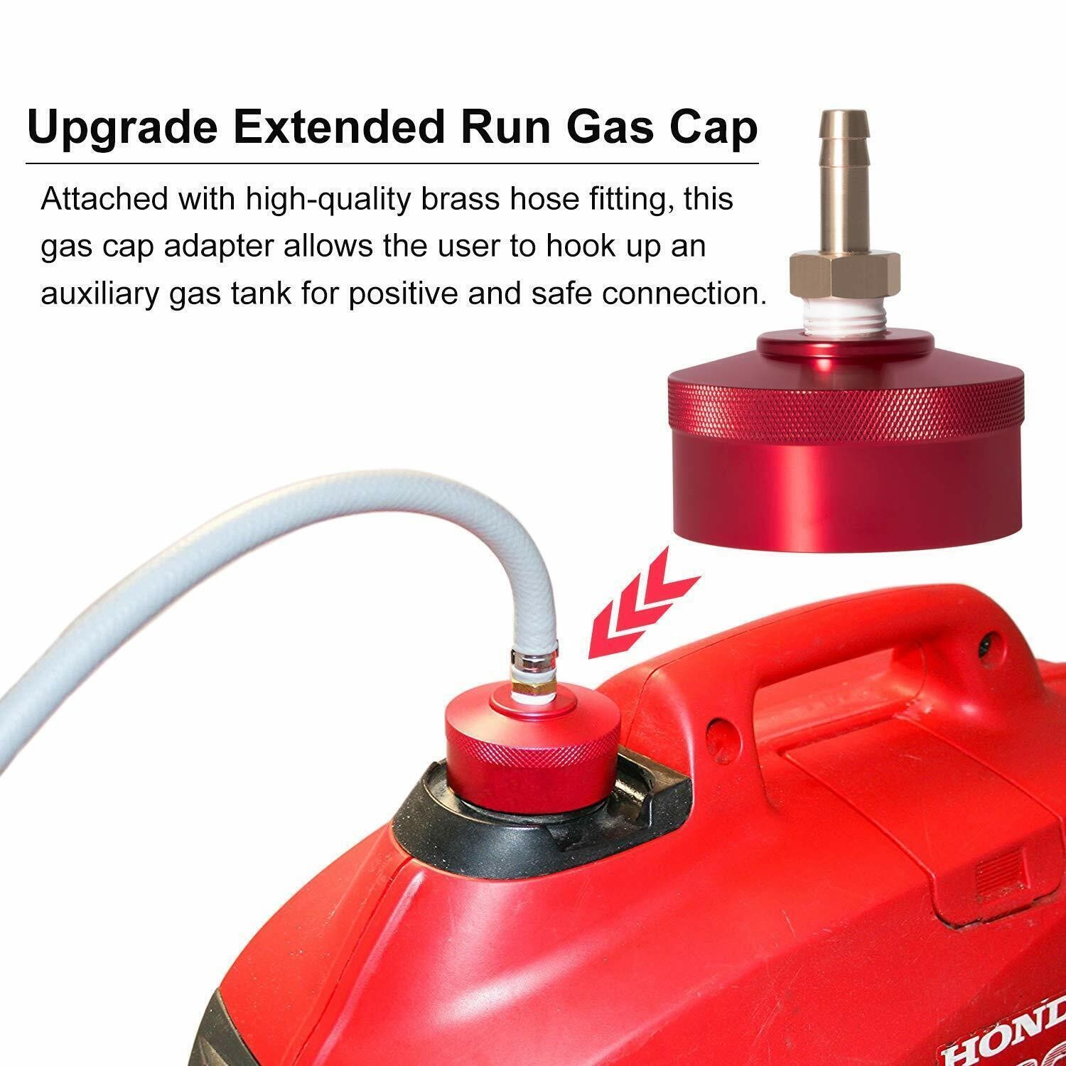 Extended Run Gas Cap,Mess Free Oil Change Funnel for Honda Generator EU2000i