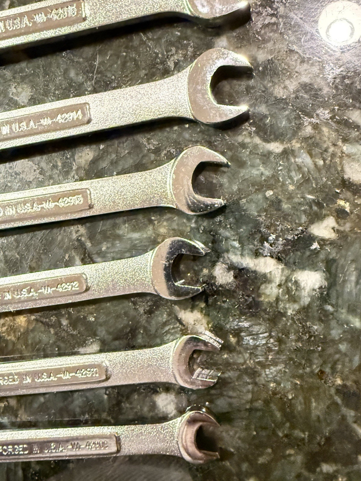 NOS CRAFTSMAN 12pt METRIC Combination Wrench Set 6mm-18 NO Skips (13 pieces) USA