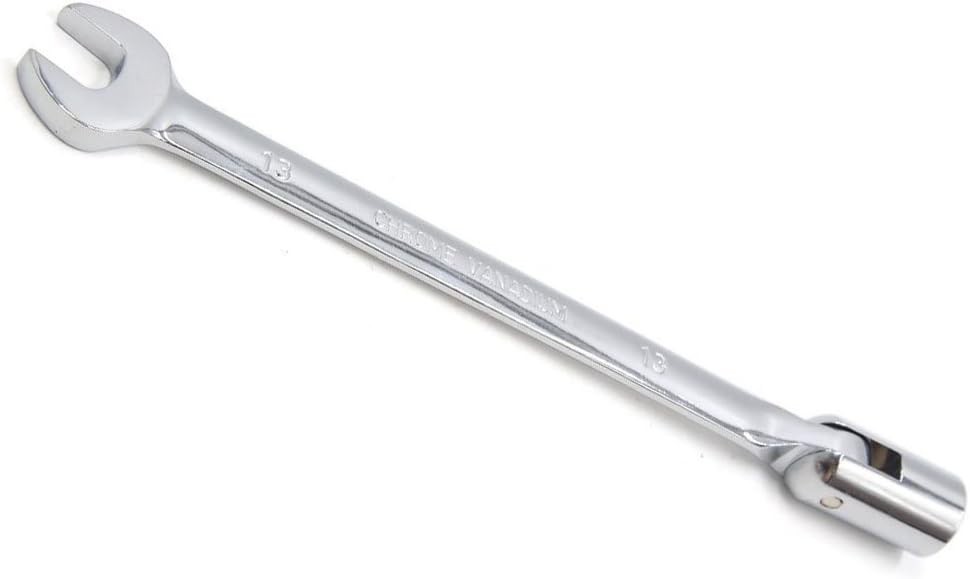 13mm/0.51inch Flex-Head Open End Socket Wrench Ratchet Swivel Head Flex Combi…