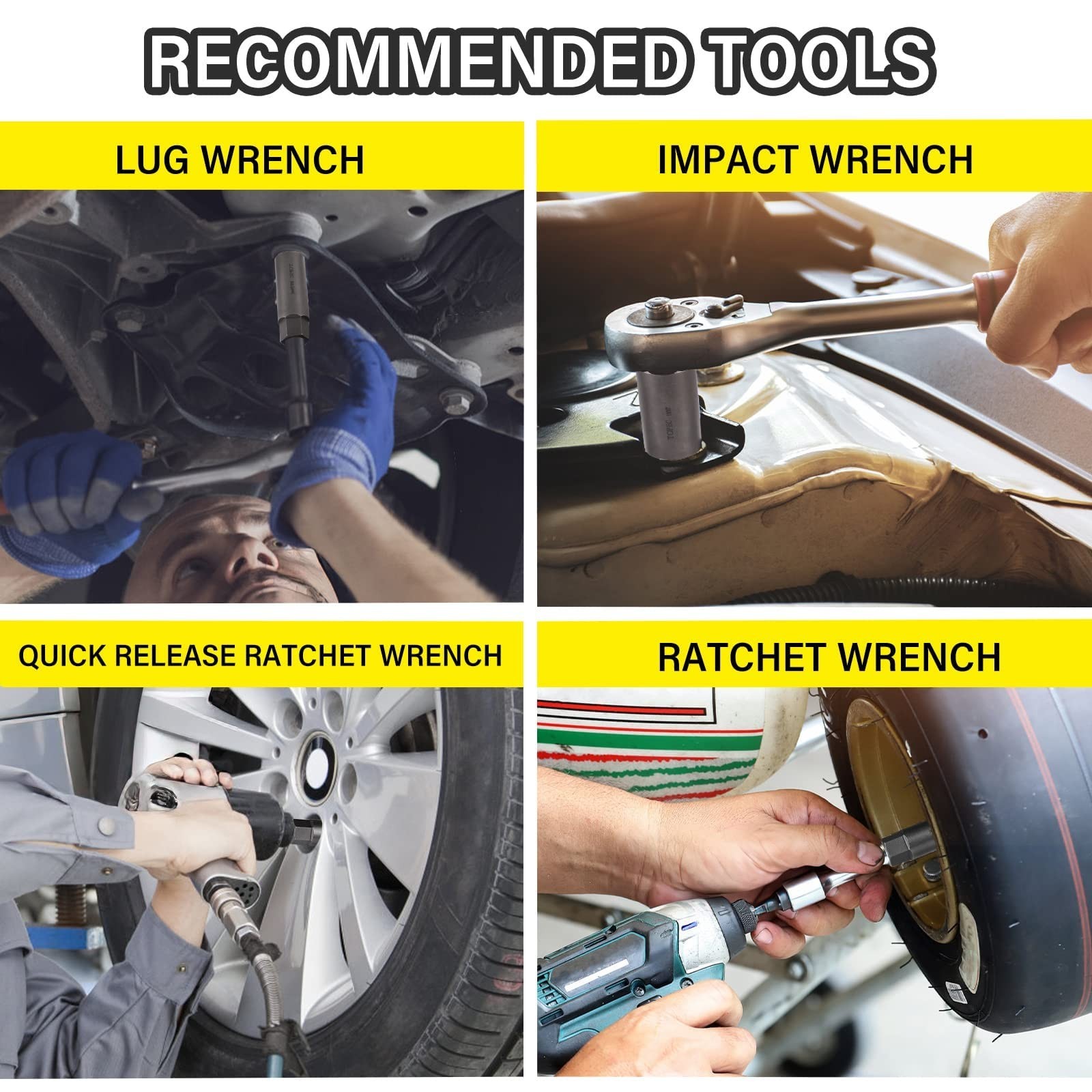 Topec 5-Piece Spiral Type Deep Extractor Set, Spark Plug Easy-out Set, for Re…