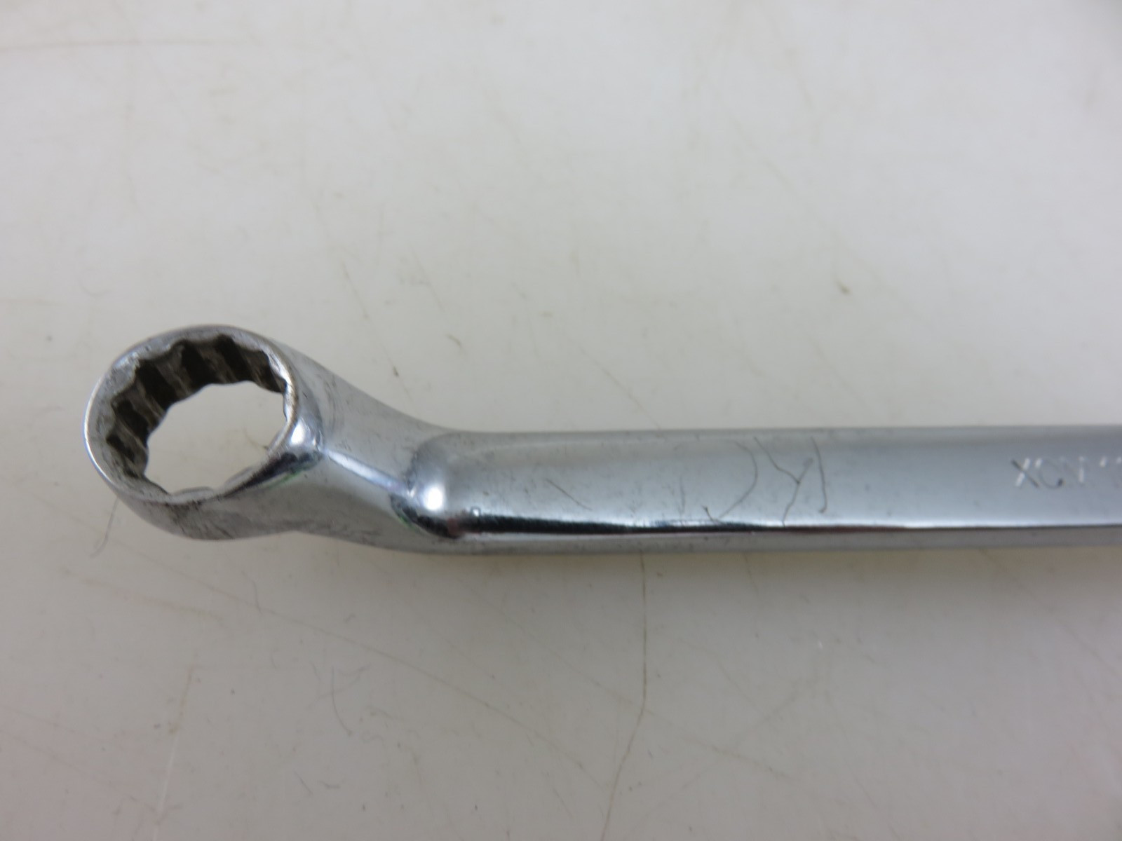 Snap-On XOM1011 METRIC 60° Offset Box End Wrench 10mm x 11mm Vintage Made In USA