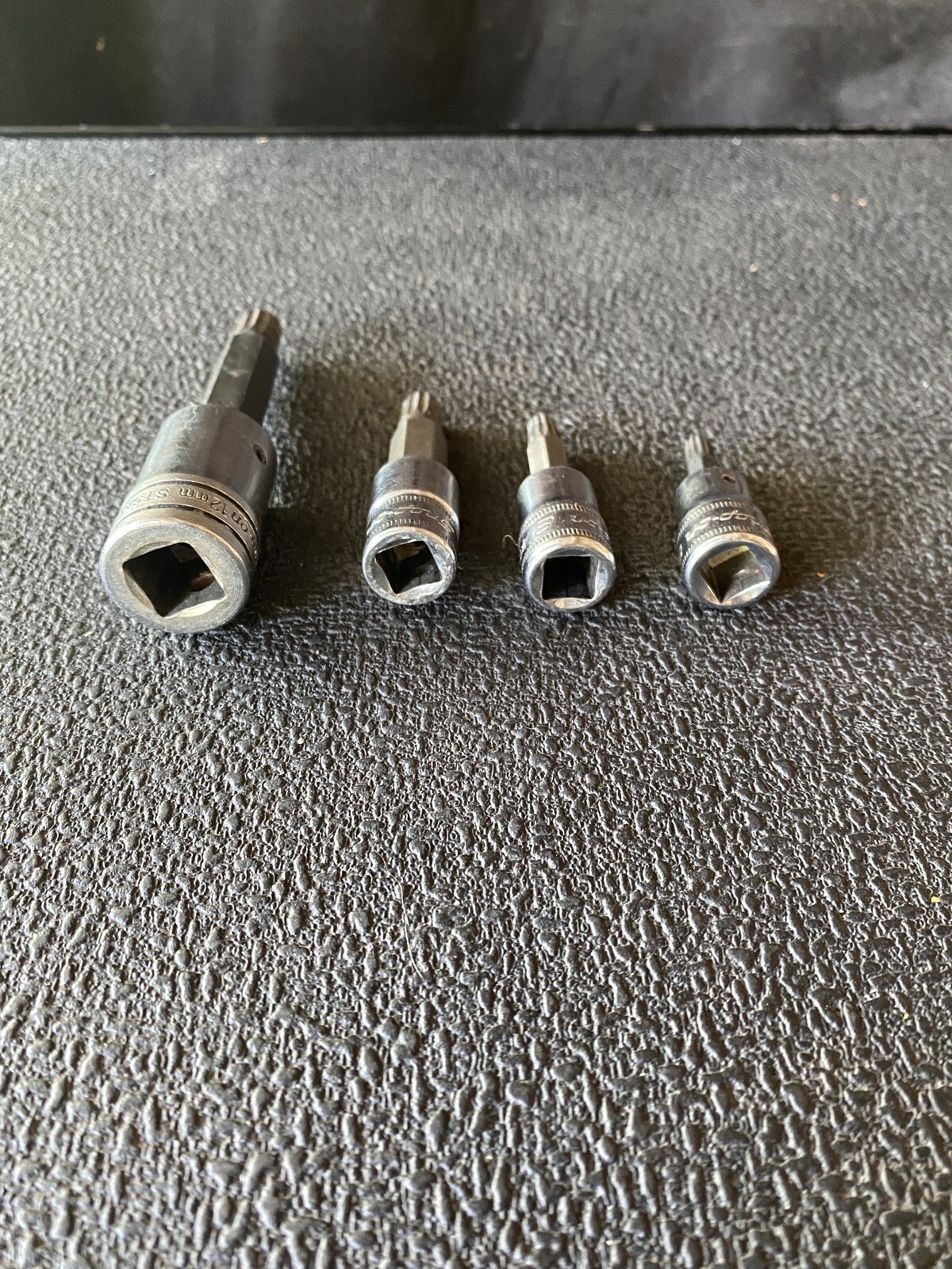 Snap-on 4 Piece Triple Square Socket Set