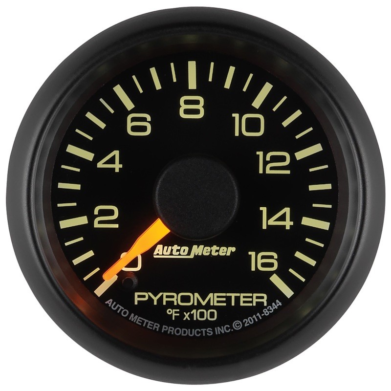 AutoMeter Factory Match GM For 2-1/16in 1600 Degree Electric Pyrometer Gauge –