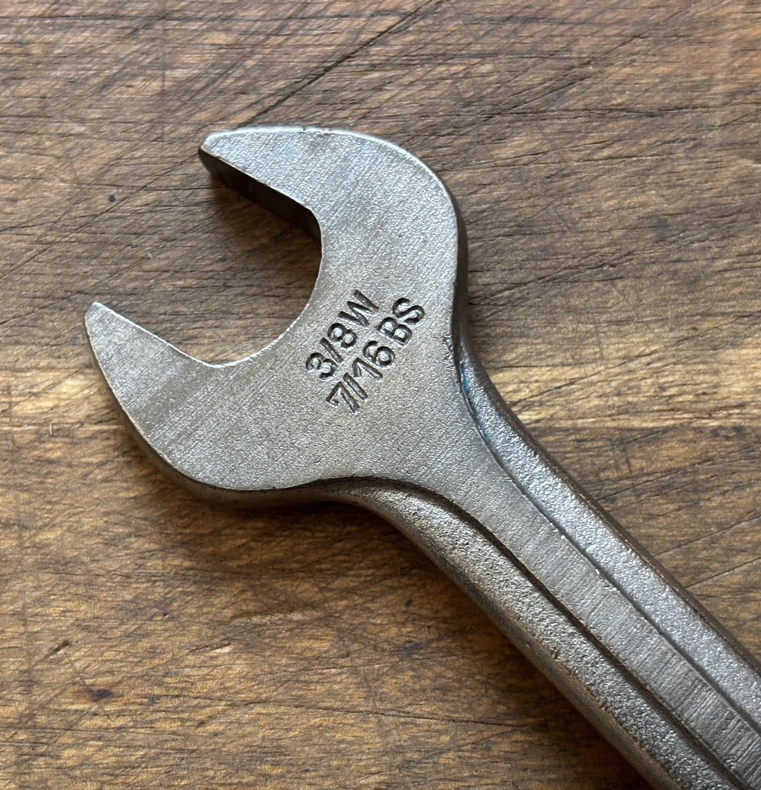 GEDORE No1B – 3/8” Whitworth : 7/16” BS – Cranked Combination Spanner .