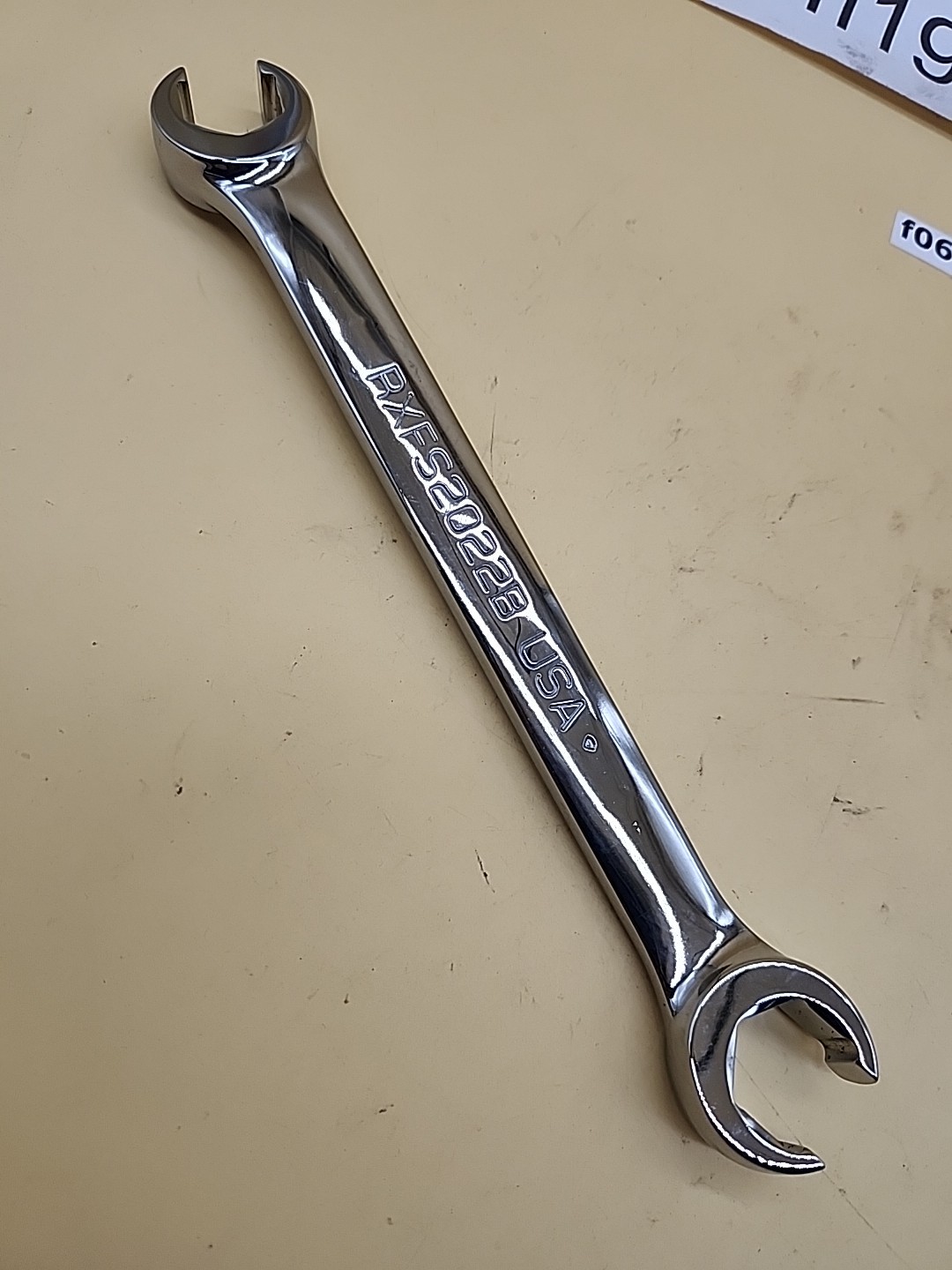 Snap-on Tools RXFS2022B 5/8- 11/16 6Pt Flank Dr Double End Flare Nut Wrench USA