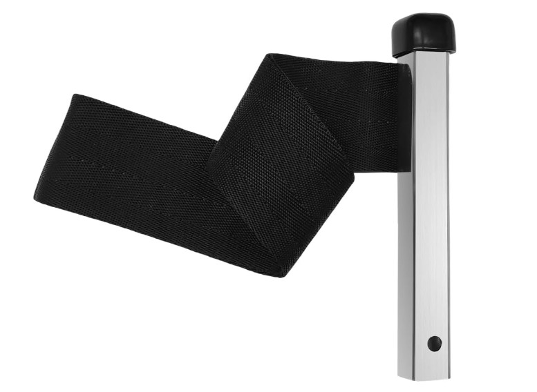Nylon Strap Oil Filter Wrench, 1/2″ Drive Belt Type Wrench Silver & Black