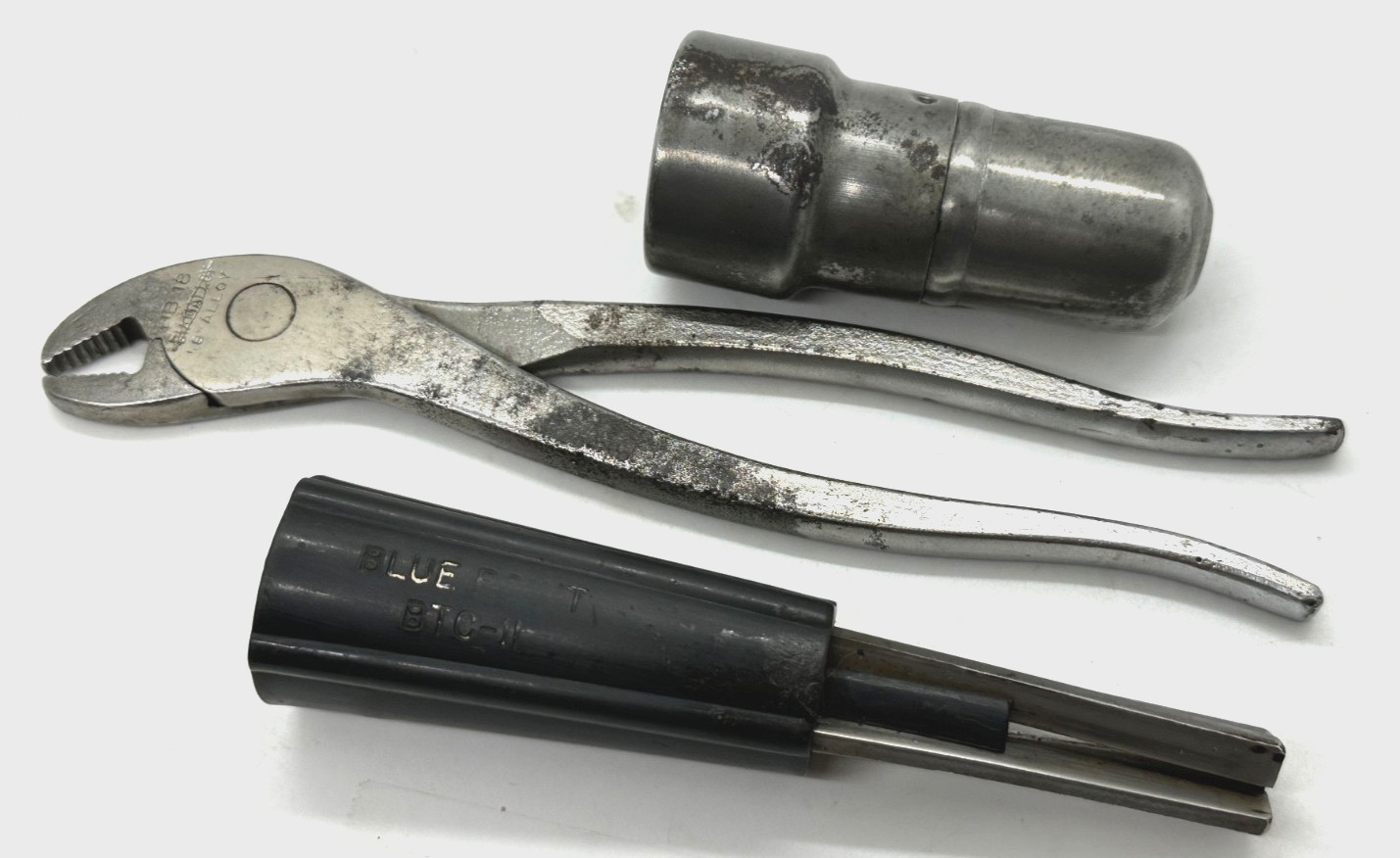 Battery Terminal Tools Cable Service Set Lot Pliers Dual Brush Cleaner Scraper