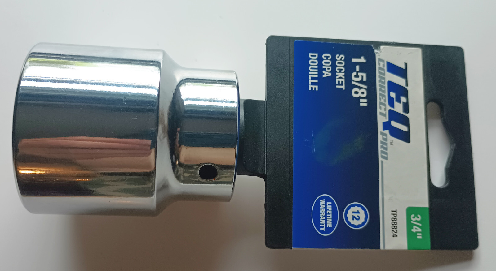 TEQ Correct PRO 1-5/8″ – 3/4″ Drive 12pt Point Socket