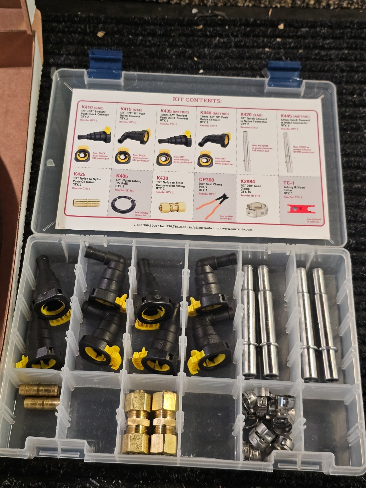 S.U.R & R KP1212 Diesel 1/2″ & 12Mm Fuel Line with with Quick-Connect fittings