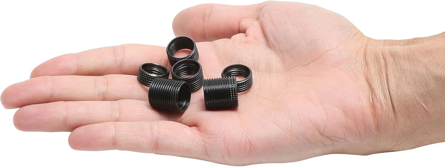 OEMTOOLS 25648 Fix-A-Thread Spark Plug Saver Inserts, Metric, M14-1.25, Black