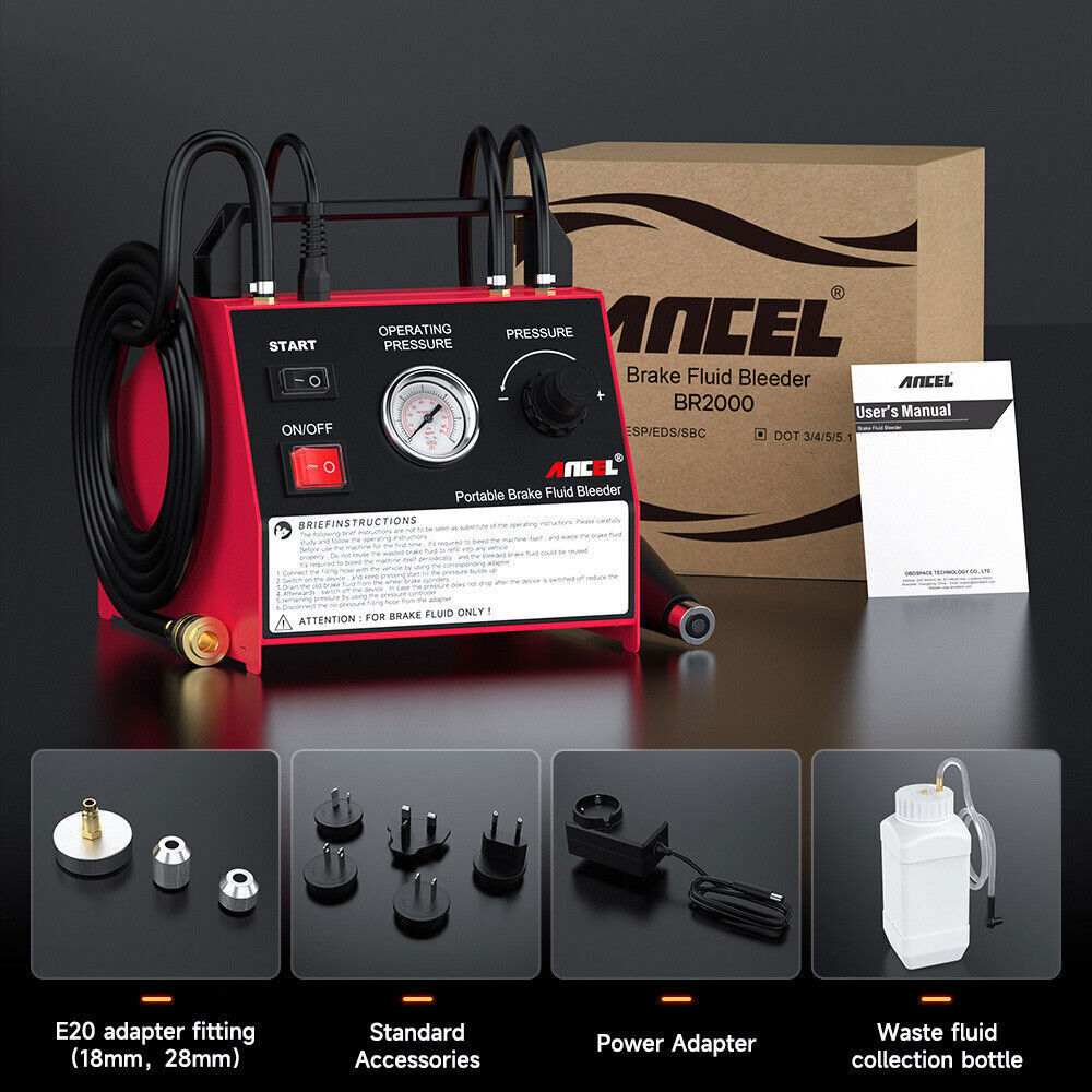 ANCEL BR2000 Car Auto Vacuum Brake Bleeder Tank Fluid Oil Change Pump Oil Tool