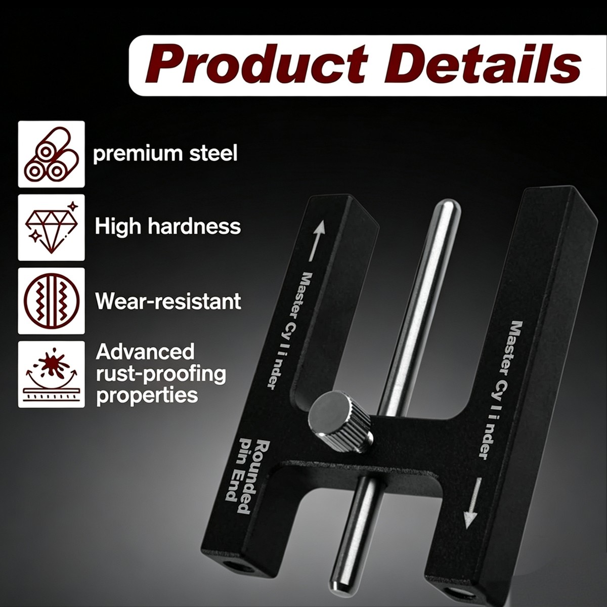 Power Brake Booster Master Cylinder Push Rod Adjustment Brake Measuring Tool