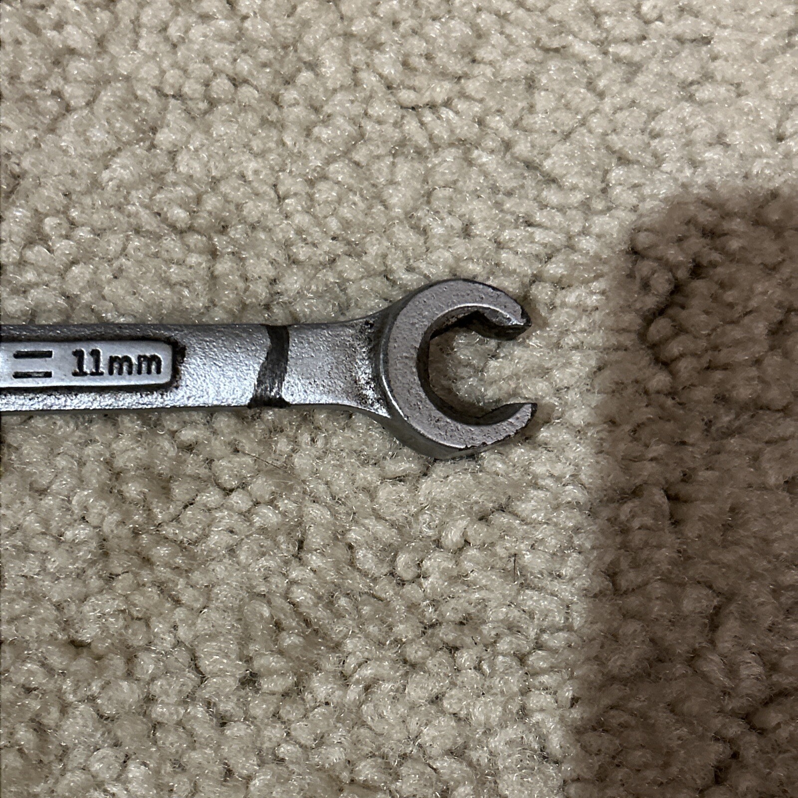 Vintage Craftsman 9mm x 11mm Flare Nut Wrench -V- 44175 USA Nice! USED