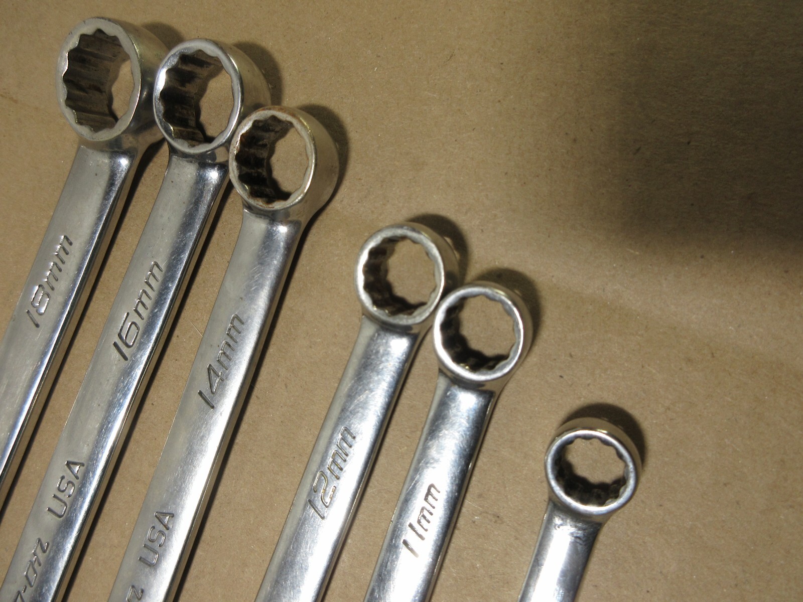 Snap-on USA SOEXM, 9, 11, 12, 14, 16, 18mm 11 has been ground down, no owners ma