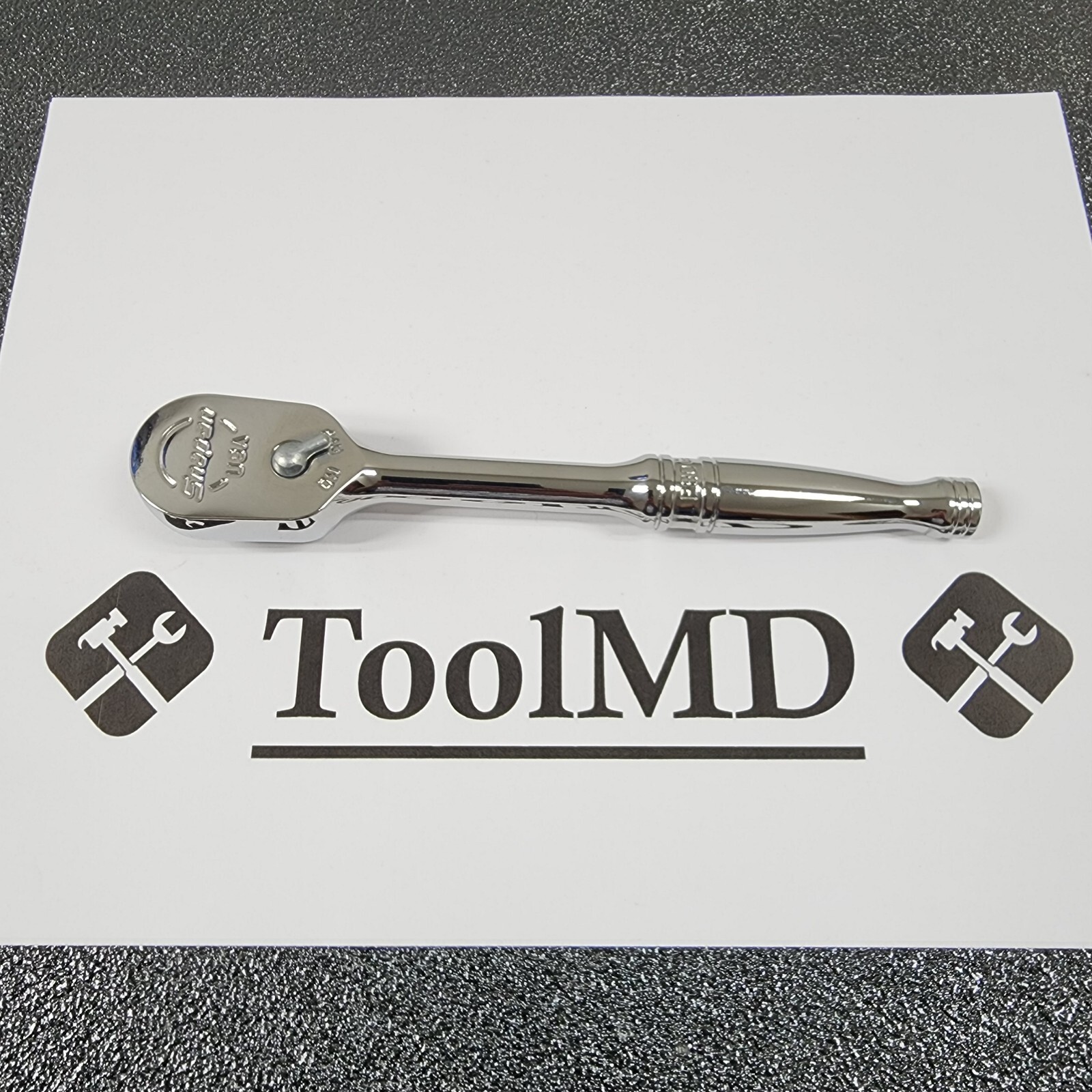 Snap-on Tools USA NEW 3/8″ Drive Chrome Standard Fixed Head Ratchet F80