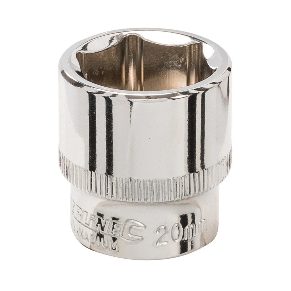 20mm Socket 6pt 3/8″ Drive Metric Silverline Mechanical Engineering – 300116