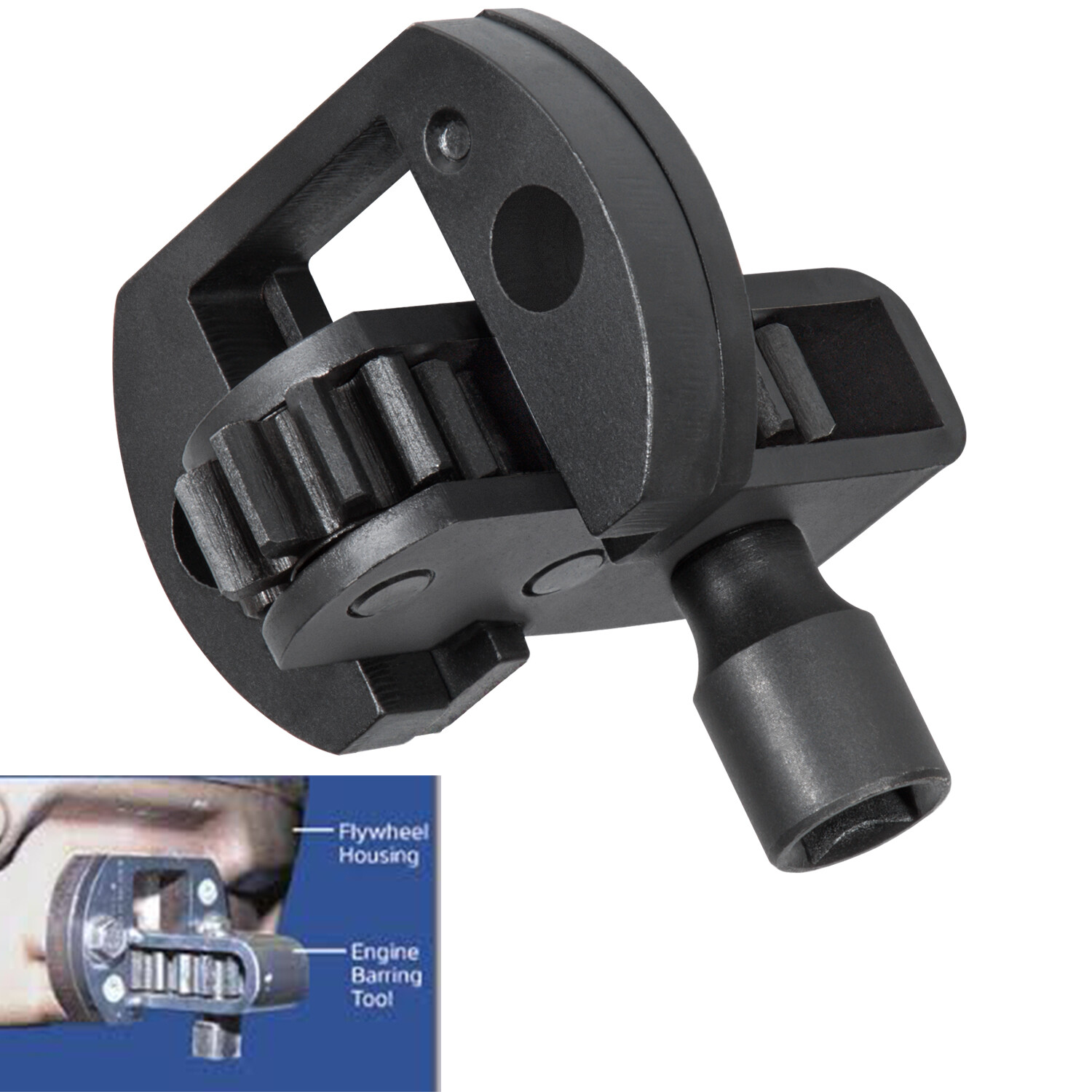 J-46392 Engine Barring Tool For Detroit Diesel DD13, DD15, DD16, MBE4000, MBE900
