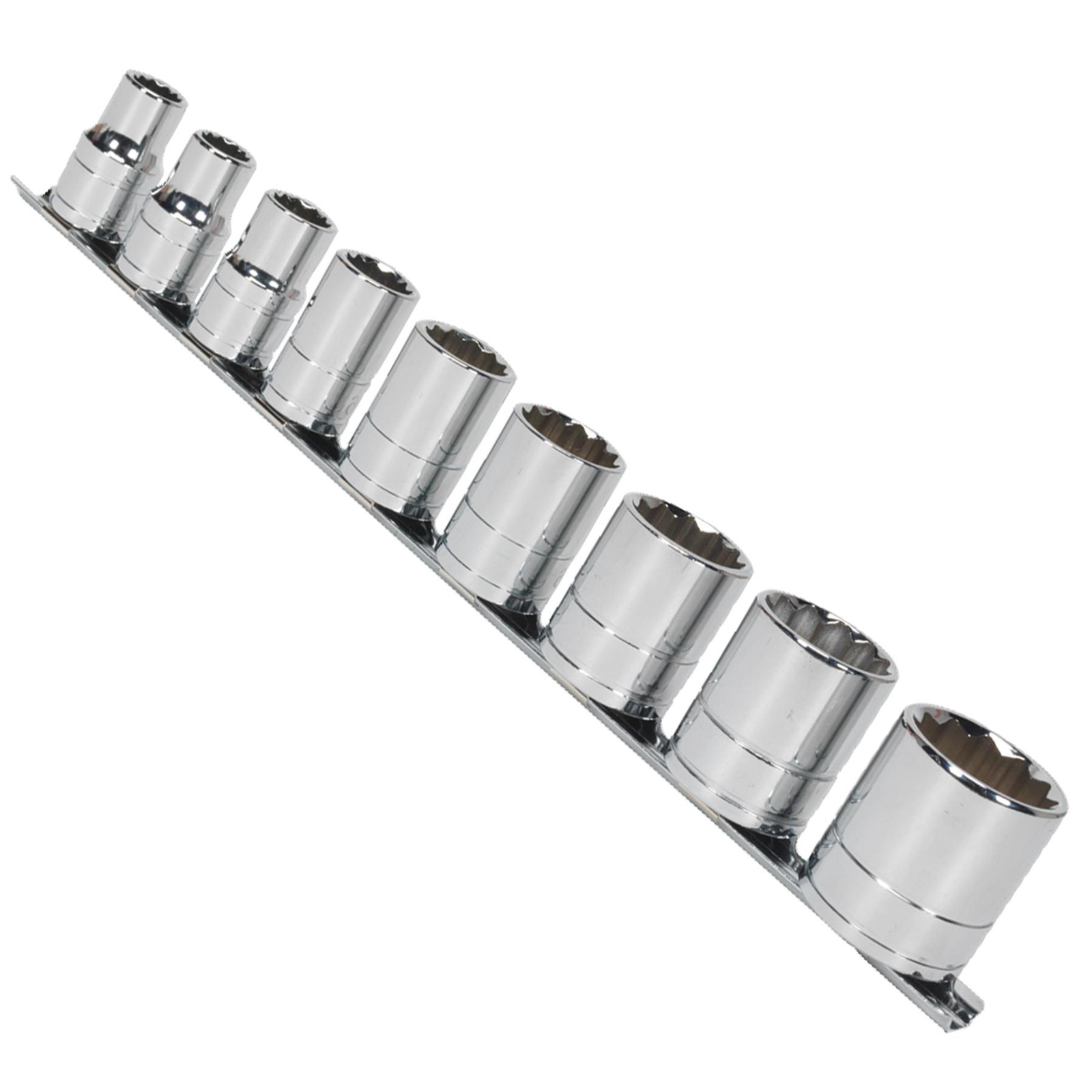 Sealey Socket Set 9pc 1/2″Sq Drive Whitworth