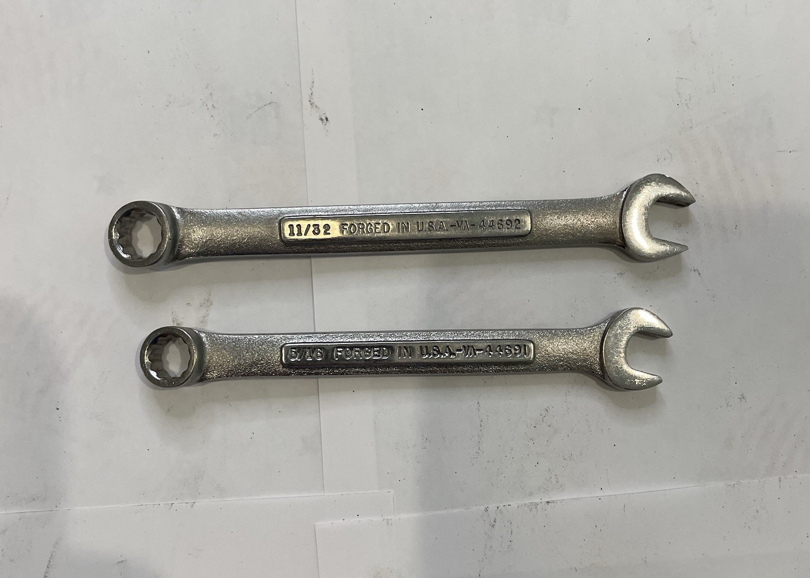 CRAFTSMAN TOOLS USA VV44692 VV44691 5/16 11/32 COMBINATION WRENCH 12 PT