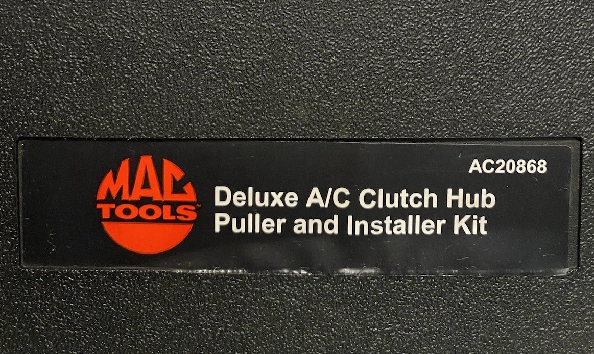 MAC Tools Deluxe A/C Clutch Hub Puller & Installer Kit AC20868 Missing 1 Piece