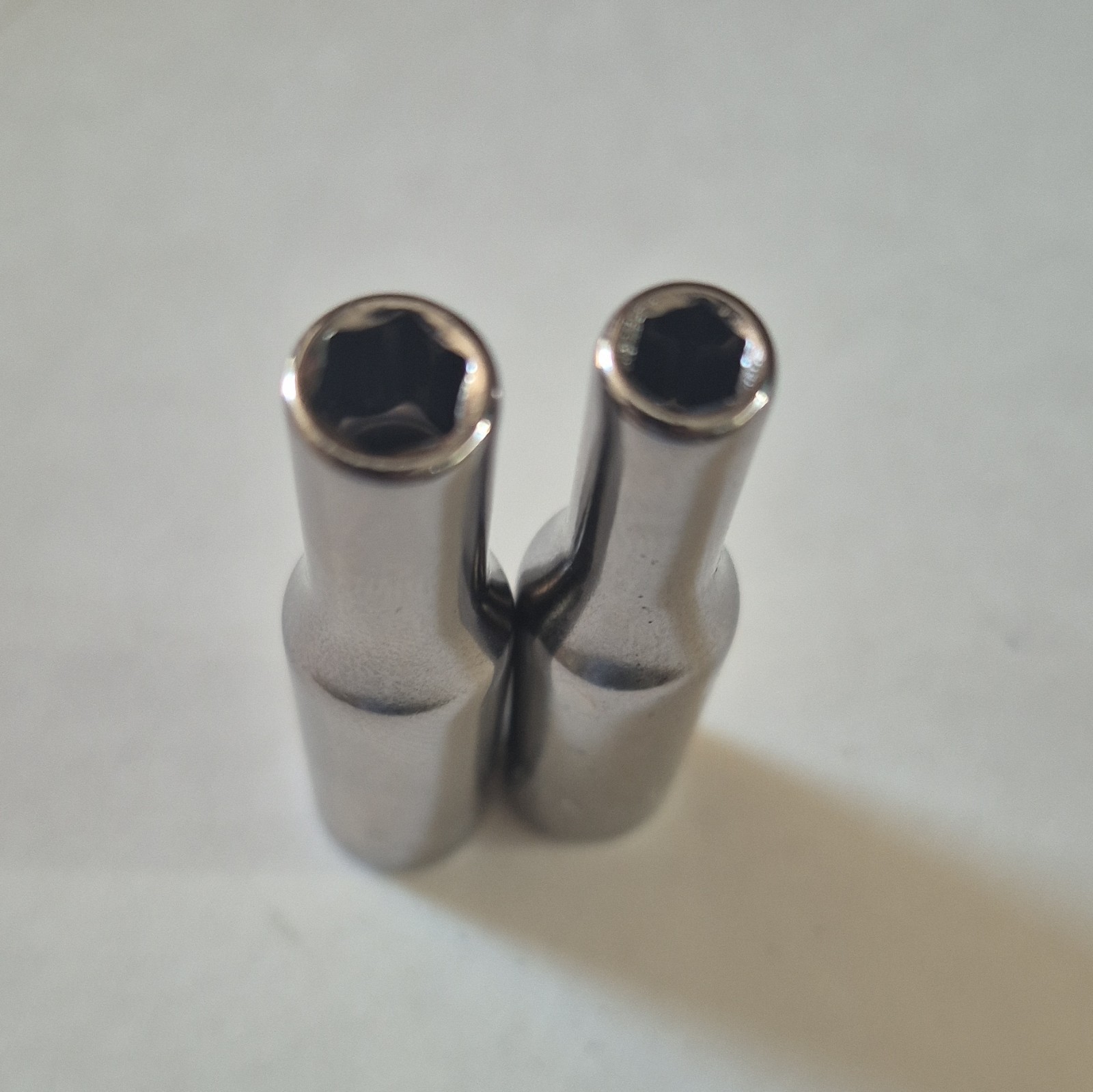 Craftsman G2 4mm & 5mm Deep Sockets 1/4″ Drive 6-Point Lot of 2 USA Made Vintage