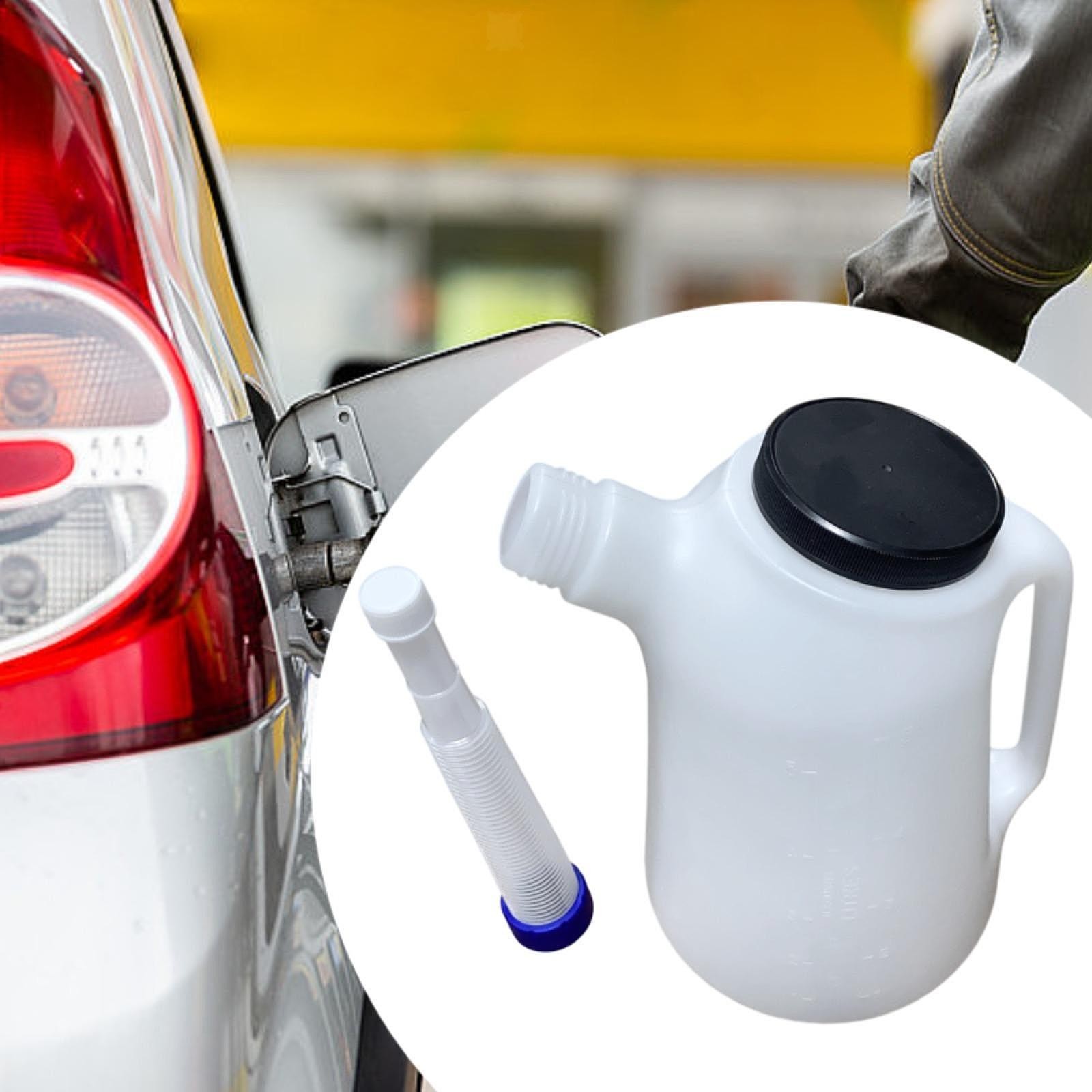 5L Oil Measuring Container Motor Jug with Cap Automotive Oil Dispenser