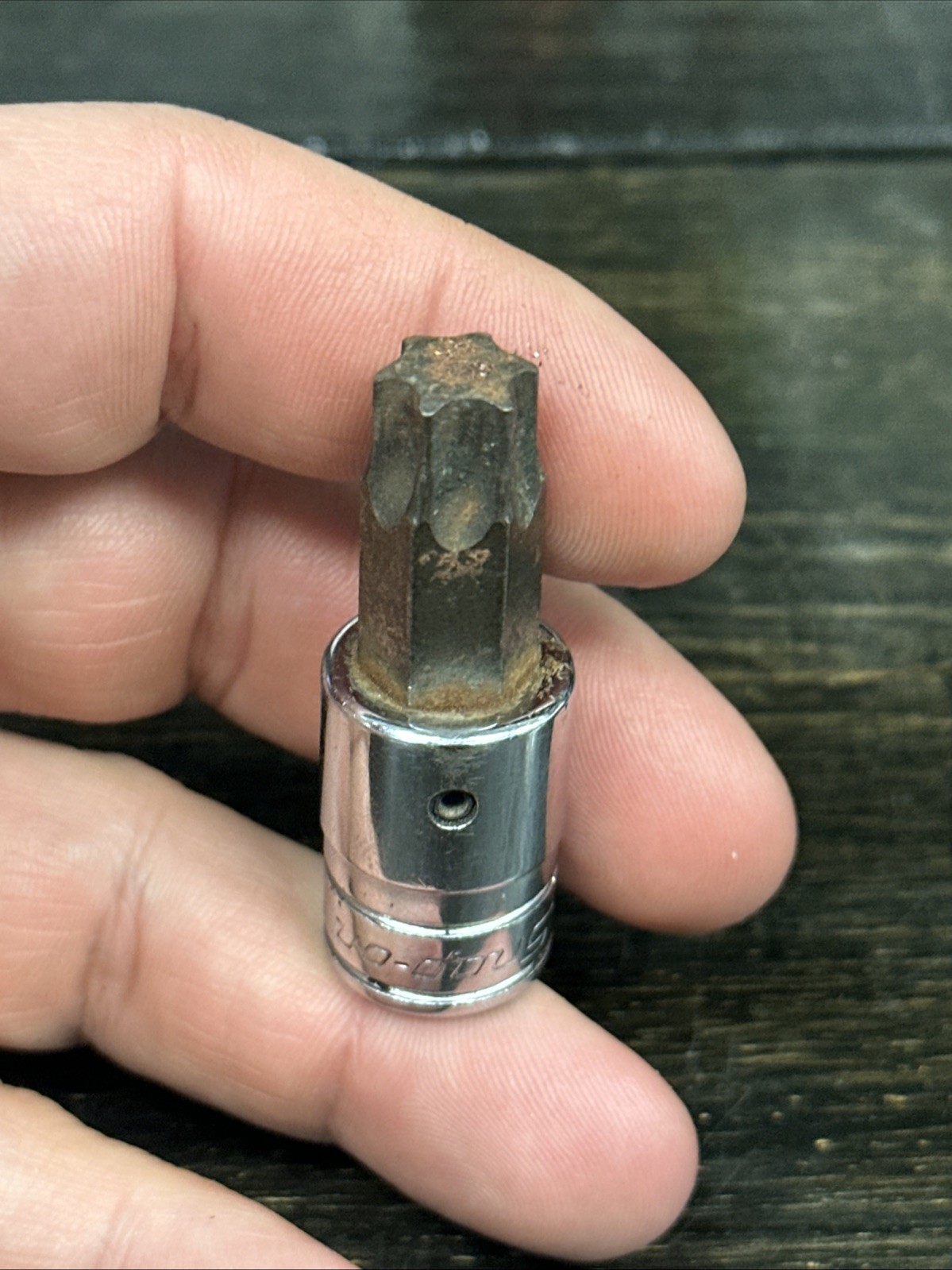 Snap-on Tool USA 3/8″ Drive T55 FTX55 Torx Chrome Bit Socket Driver
