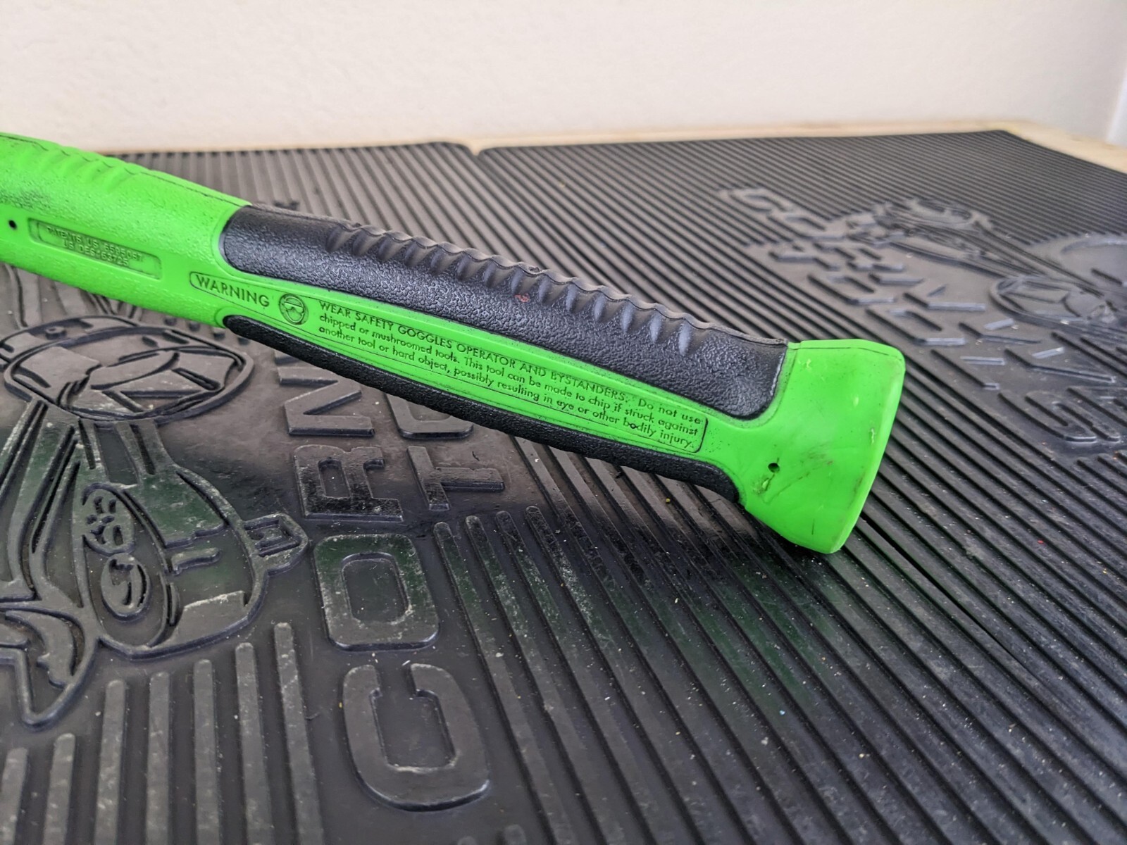 #as285 Snap-On HBFE48 Dead Blow 48-Ounce Soft Grip Hammer Green