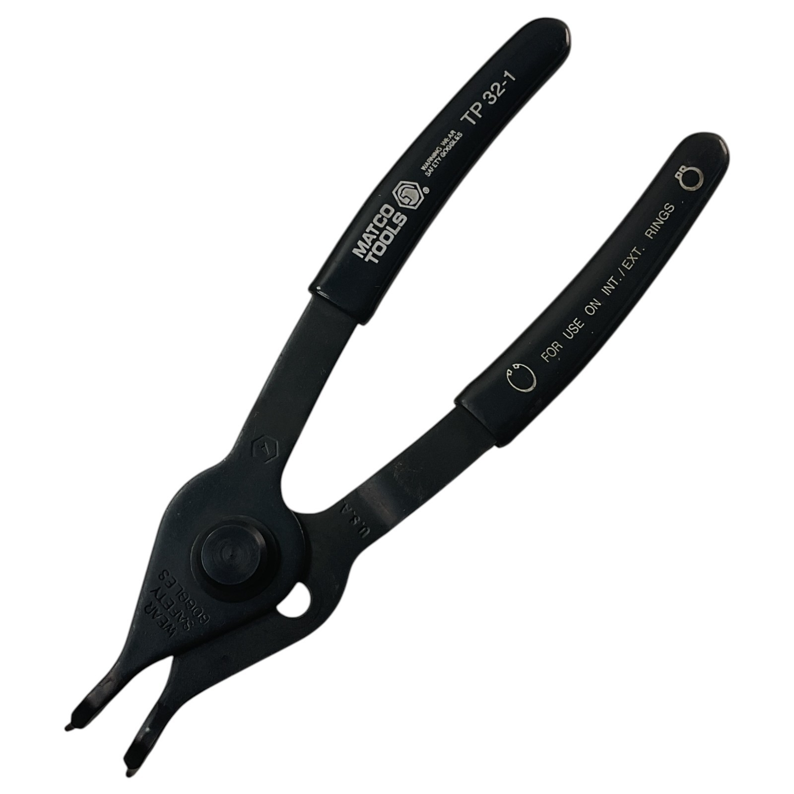 Mac Tools Snap Ring Pliers 45 Degree Internal External TP32-1 Sold As Pictured