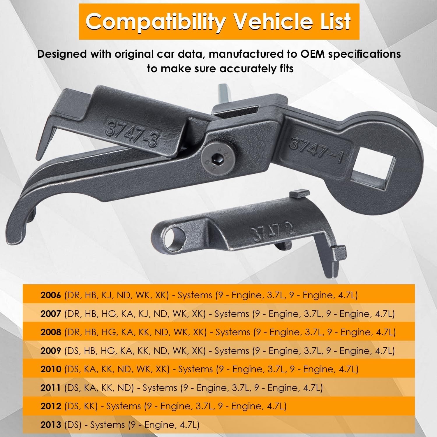 Rocker Arm Remover Installer & Valve Spring Compressor Tool for Chrysler, Dod…