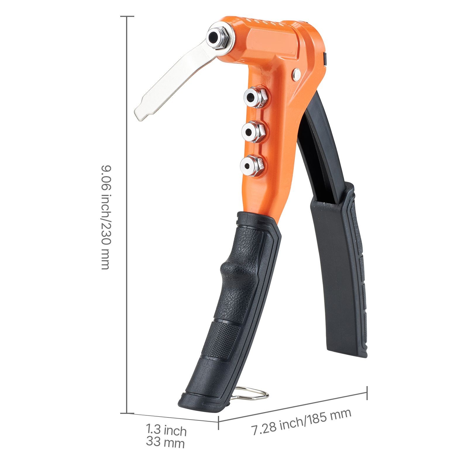 Rivet Nut Tool Kit One-Handed 8 Mandrels 80 Nuts Case
