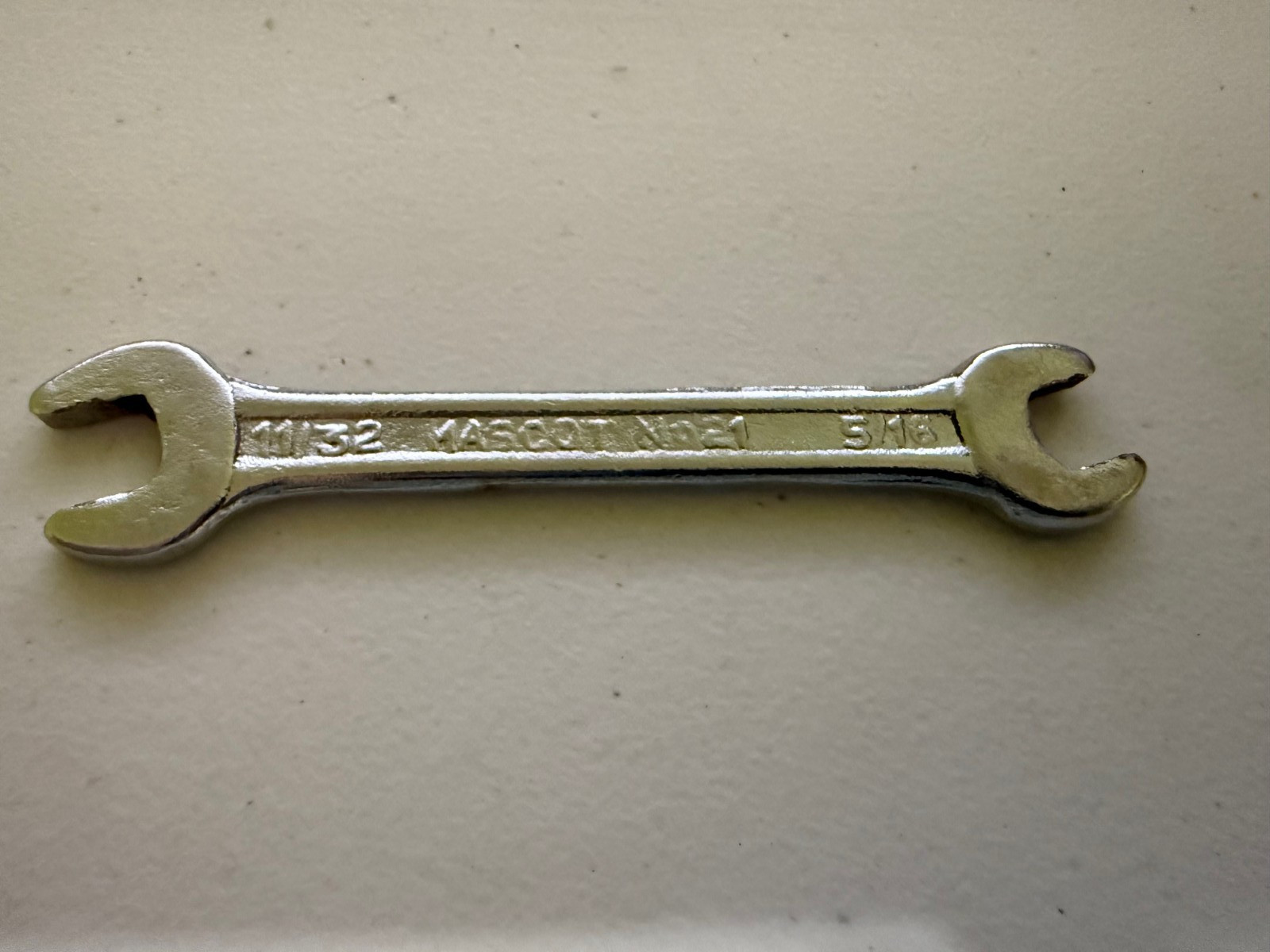 11/32 inch + 5/16 inch Combination Wrench – Mascot No 21 – Made in India