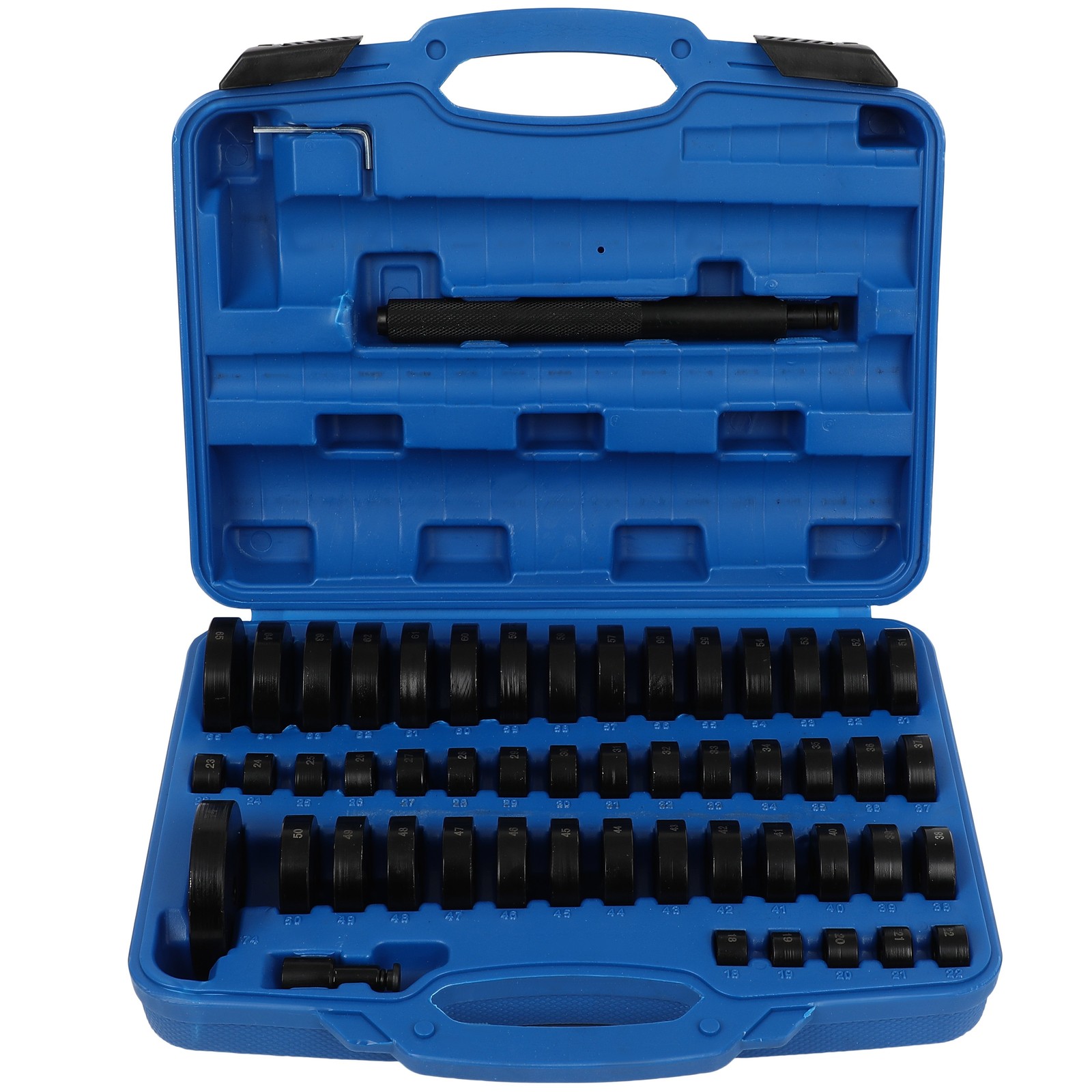 ✅52Pcs Bearing Seal Driver Tool kit Custom Bushing Bearing Hydraulic Press