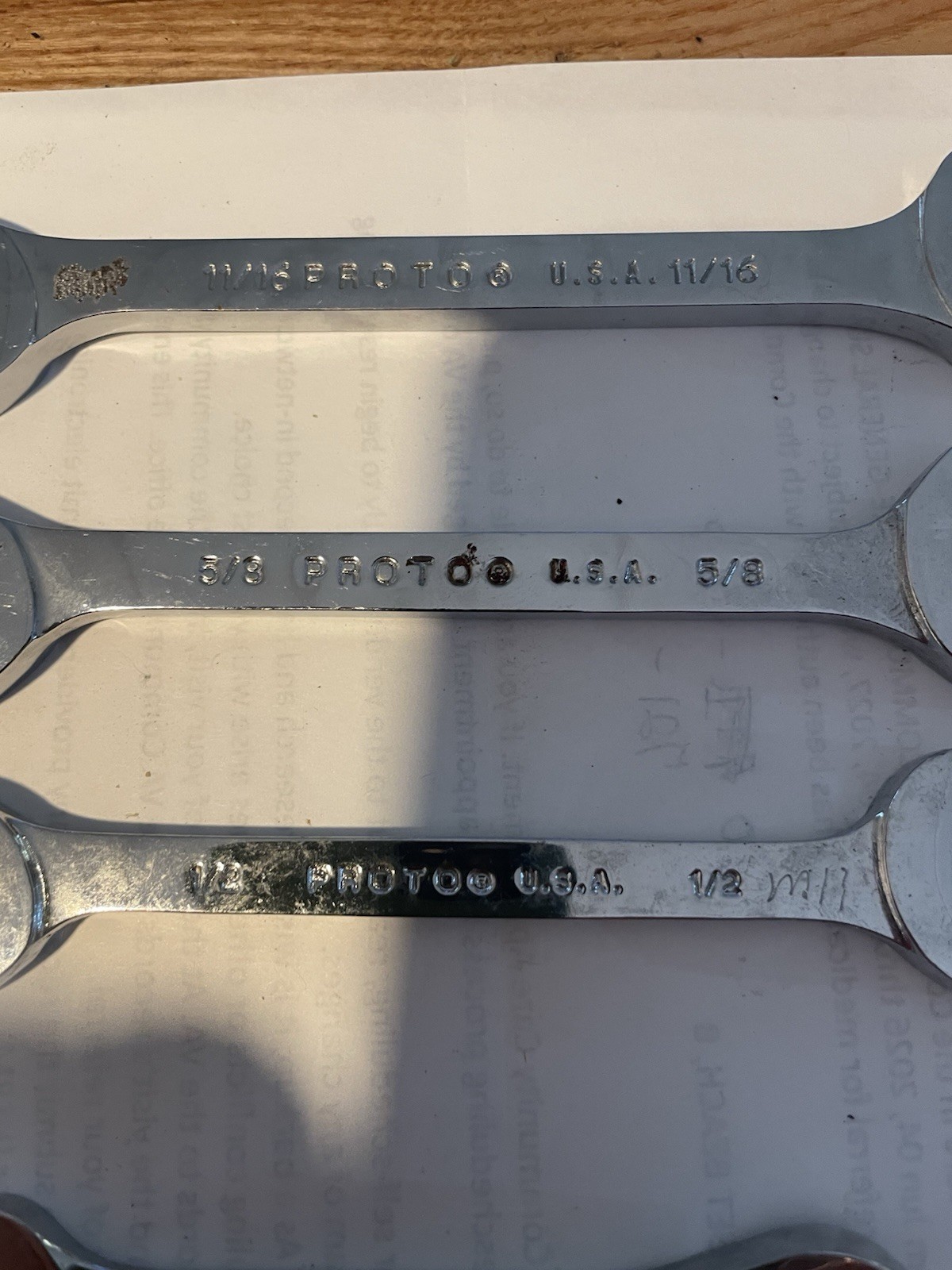 Proto 3 Angle Wrench’s 2 Blackhawk