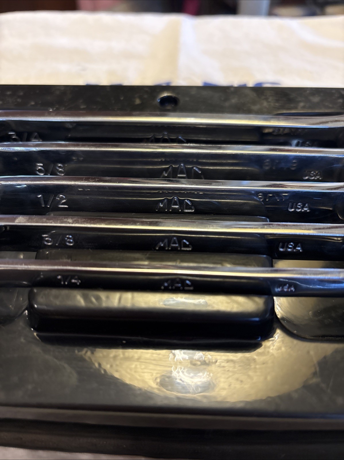 Mac Tools 5pc 6pt SAE Double-End Flare Nut Wrench Set 1/4″-13/16″ SFB56PTR