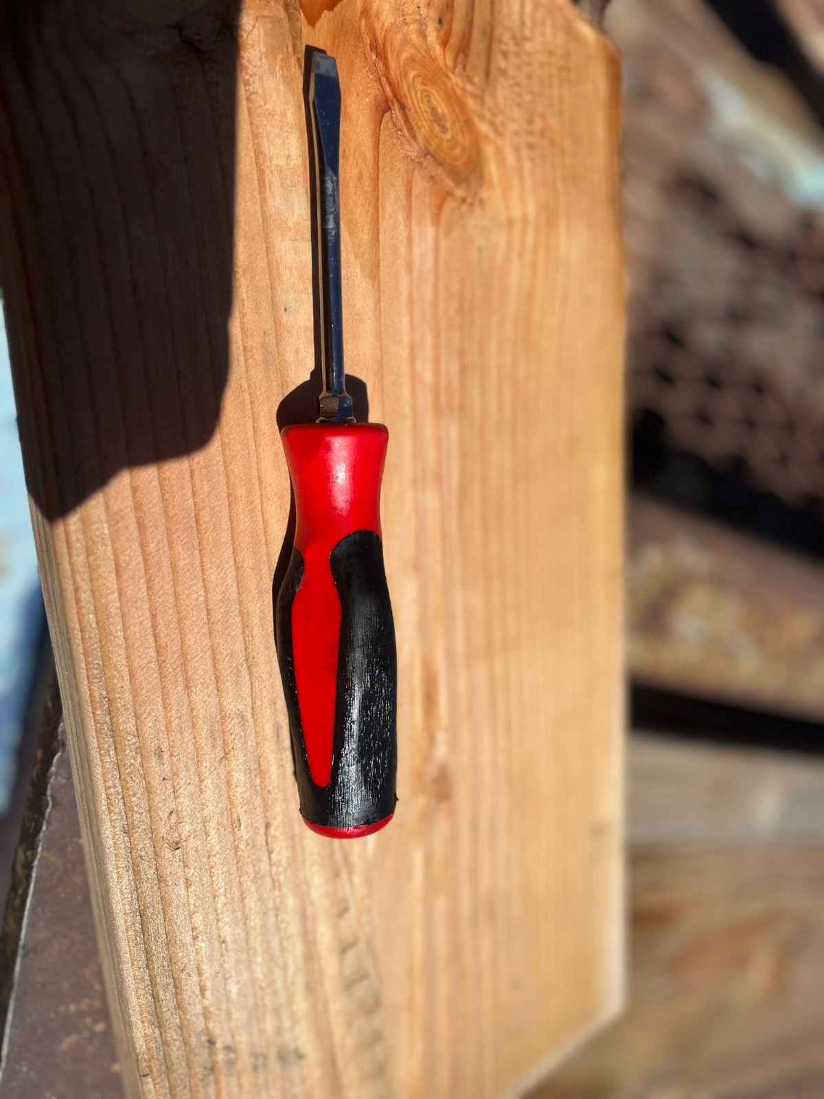 SNAP ON – SGD4B RED/BLACK COMFORT GRIP FLAT BLADE SCREWDRIVER 1/4 – LOC#27