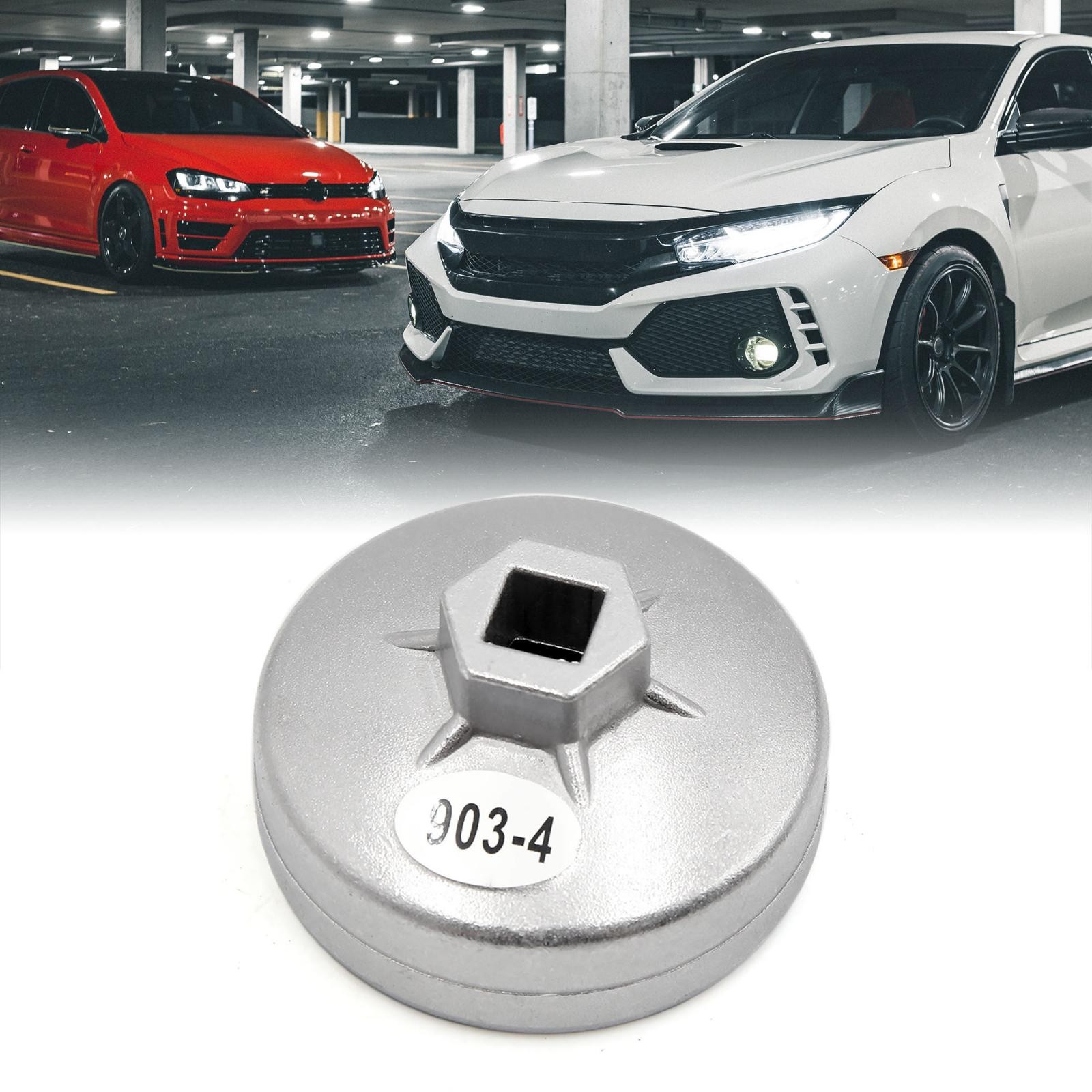 73mm Inner Dia 14 Flute Oil Filter Cap Wrench Socket Removal Tool for Auto Car