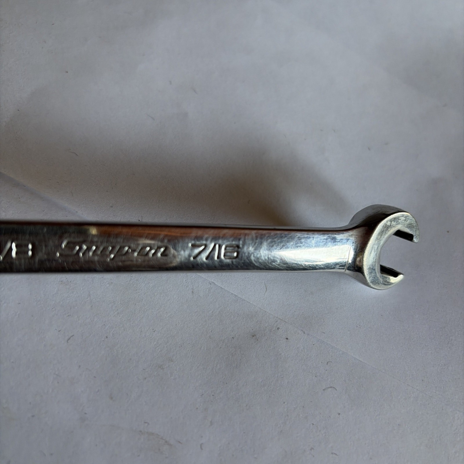 Snap-on Tools RXFS1214B 3/8″ X 7/16″ Double End Flare Nut Wrench US Made
