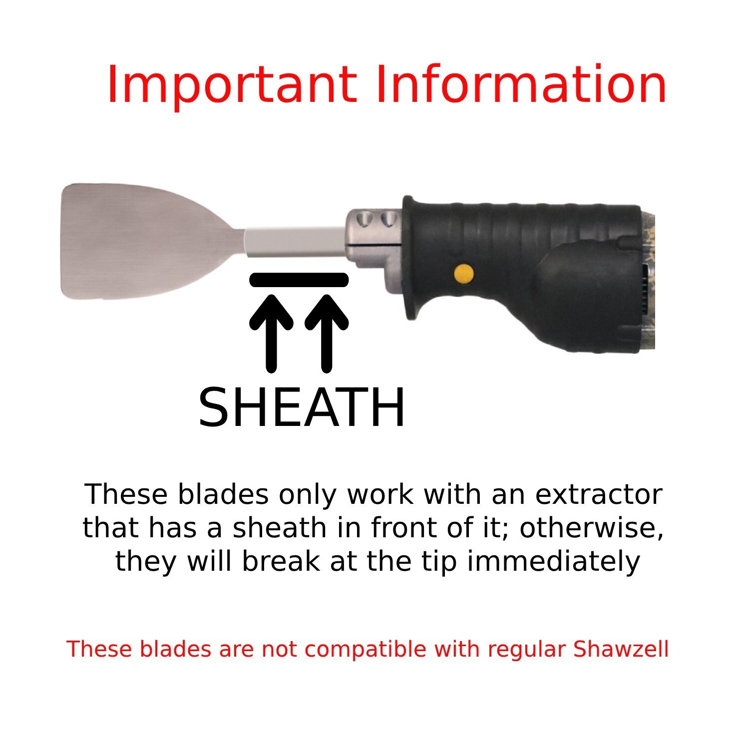 «Extractor™ 6¾” Blade – Model EXT-DELTA-L»
