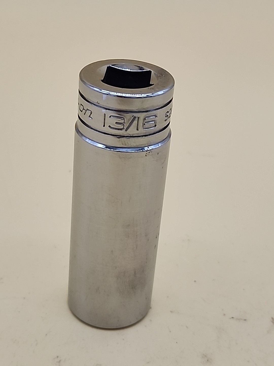 Snap-on Tools 1/2″ Drive 13/16″ Deep 12 Point Chrome Socket S261 USA