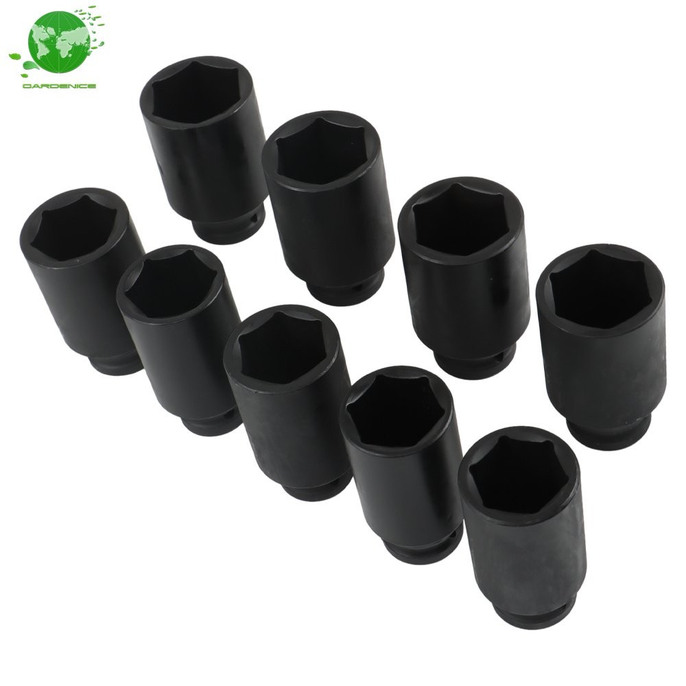1/2″ Drive Metric Axle Hub Nut Sockets 29-38mm 9PCS Deep Impact Socket w/ Case